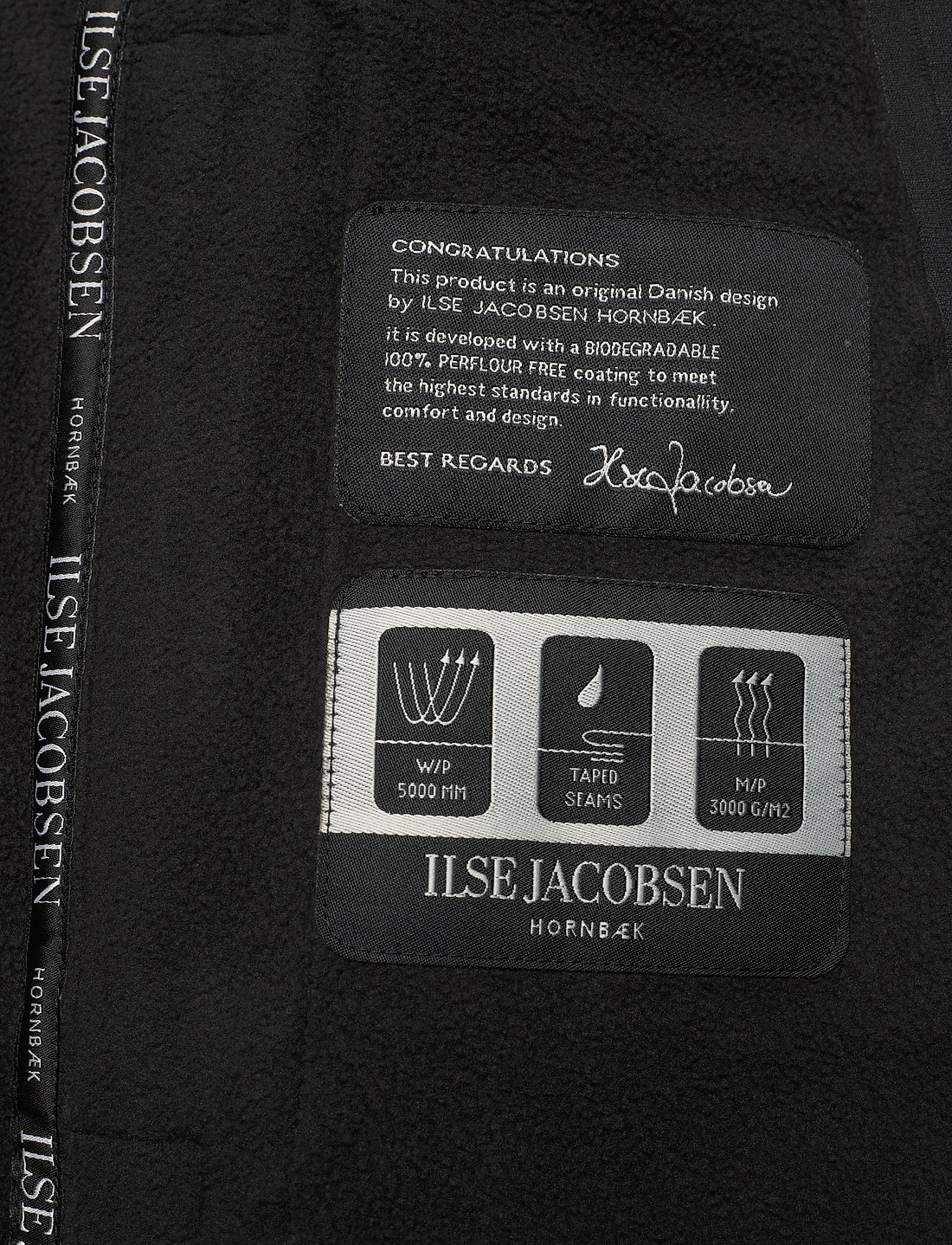 Ilse jacobsen 2025 raincoat long