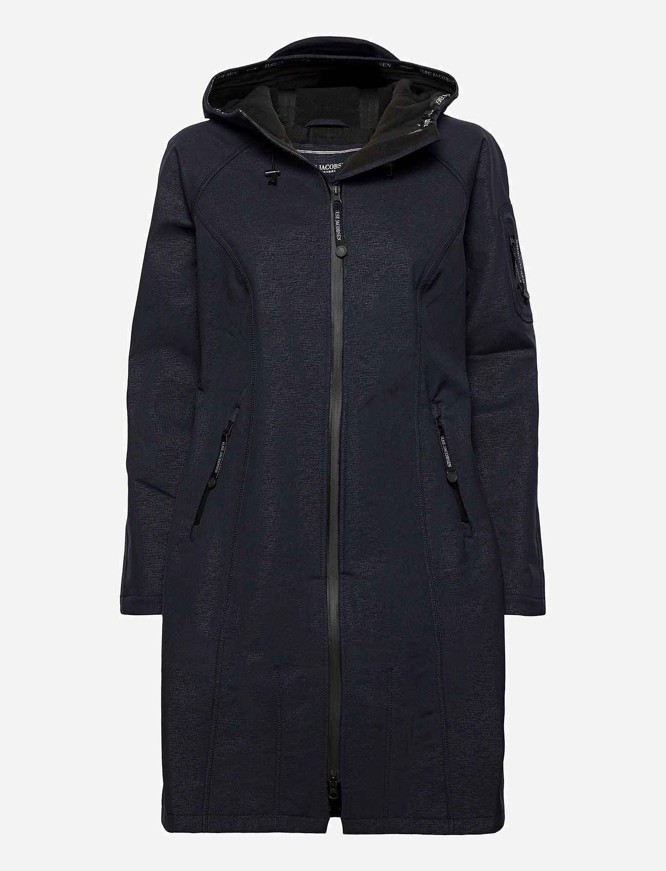 Ilse Jacobsen - Long raincoat - rain coats - dark indigo - 0