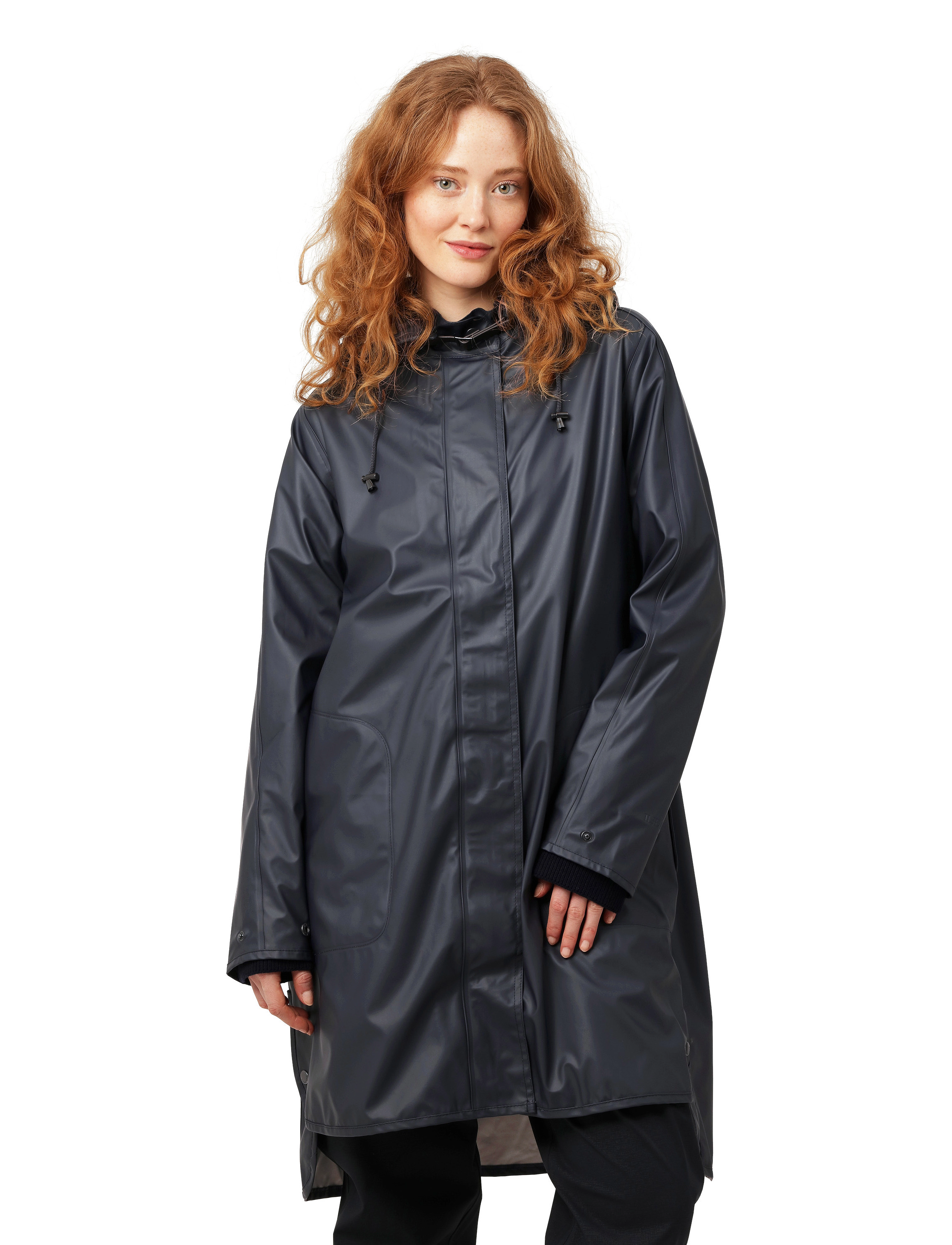 Ilse Jacobsen Raincoat, Kvinder, Regnjakke, Navy, Str: 38