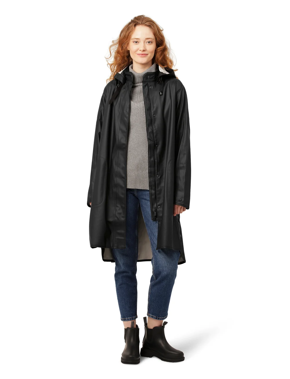 Ilse Jacobsen - RAINCOAT - regnjakker - black - 4
