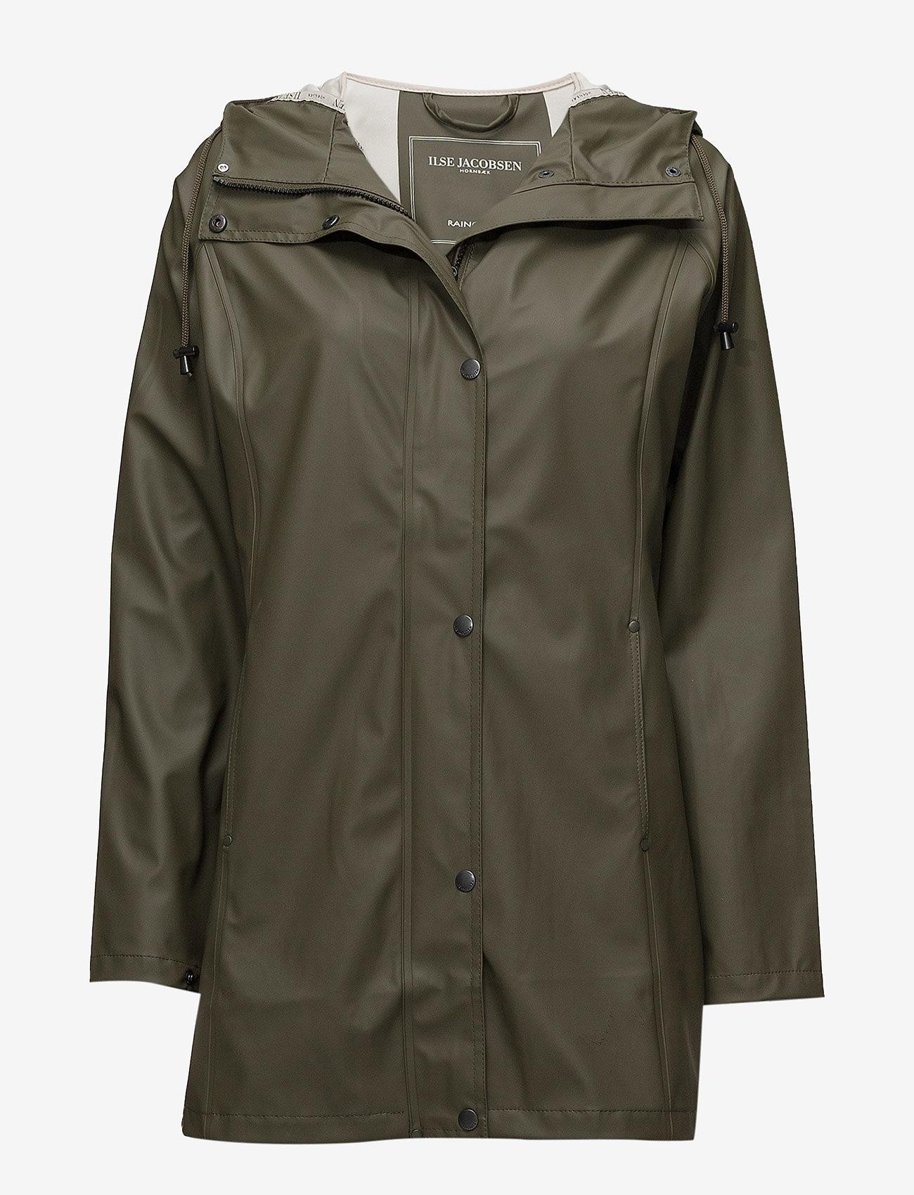 Ilse Jacobsen - Raincoat - regnkappa - army - 0