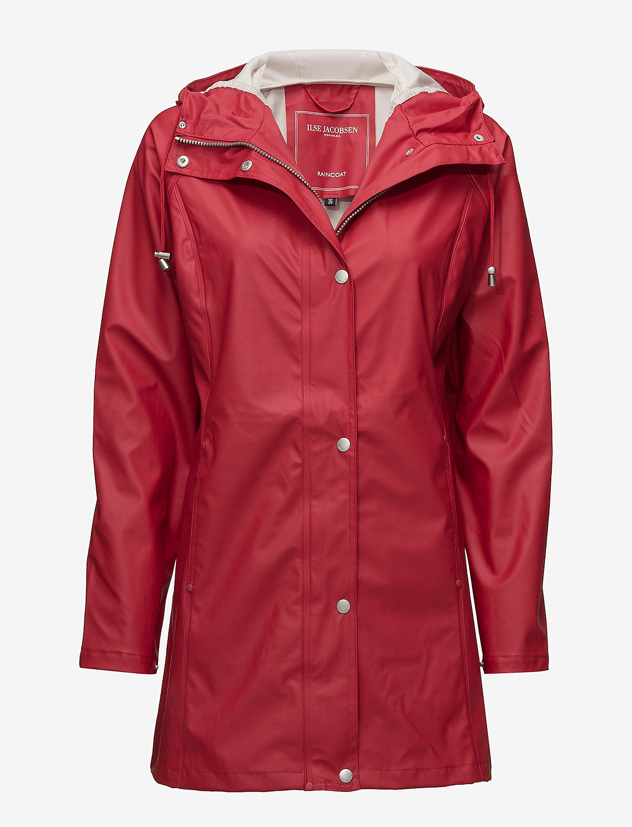 Ilse Jacobsen - Raincoat - regnjakker - deep red - 0