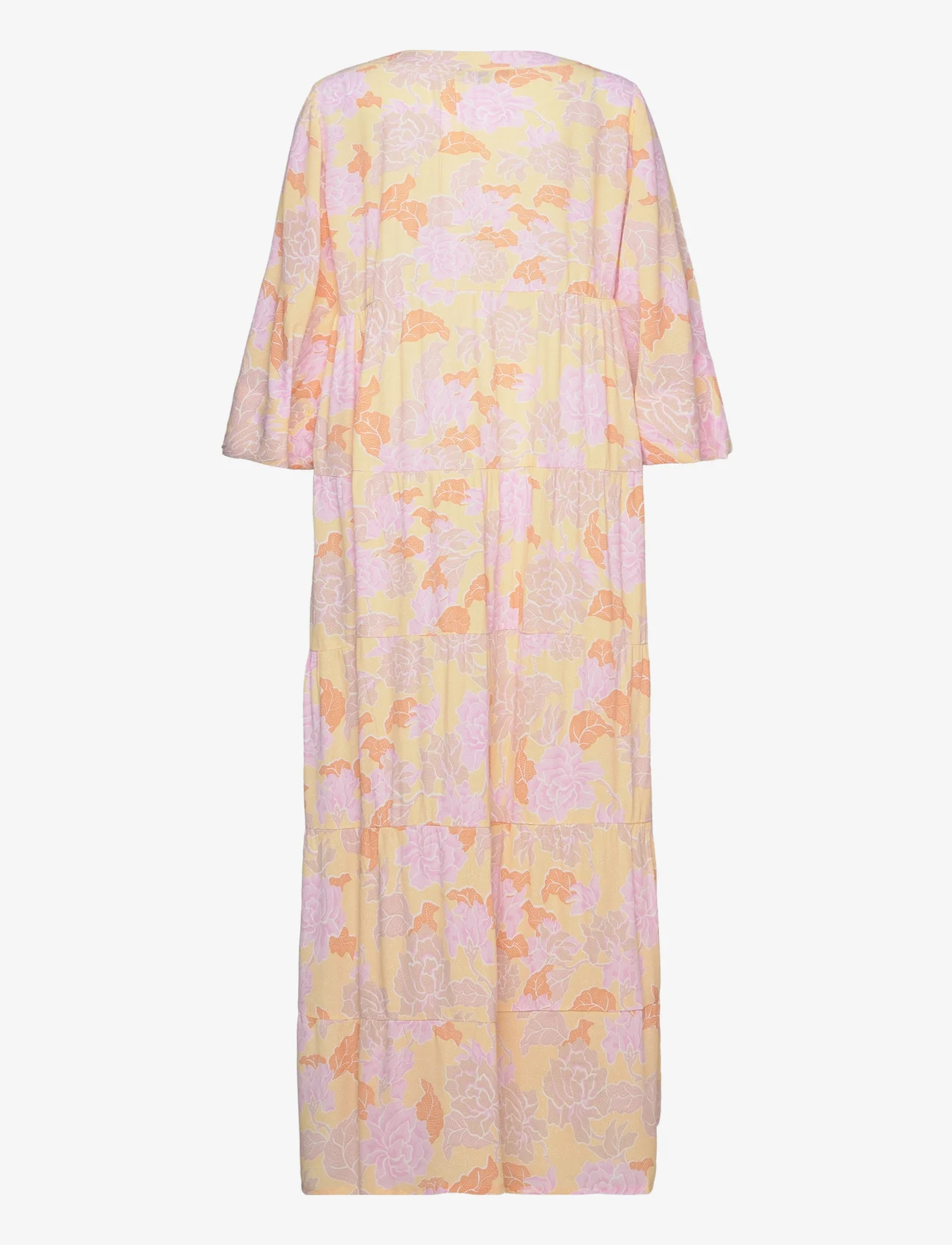 Ilse Jacobsen - Long Dress - summer dresses - custard - 1