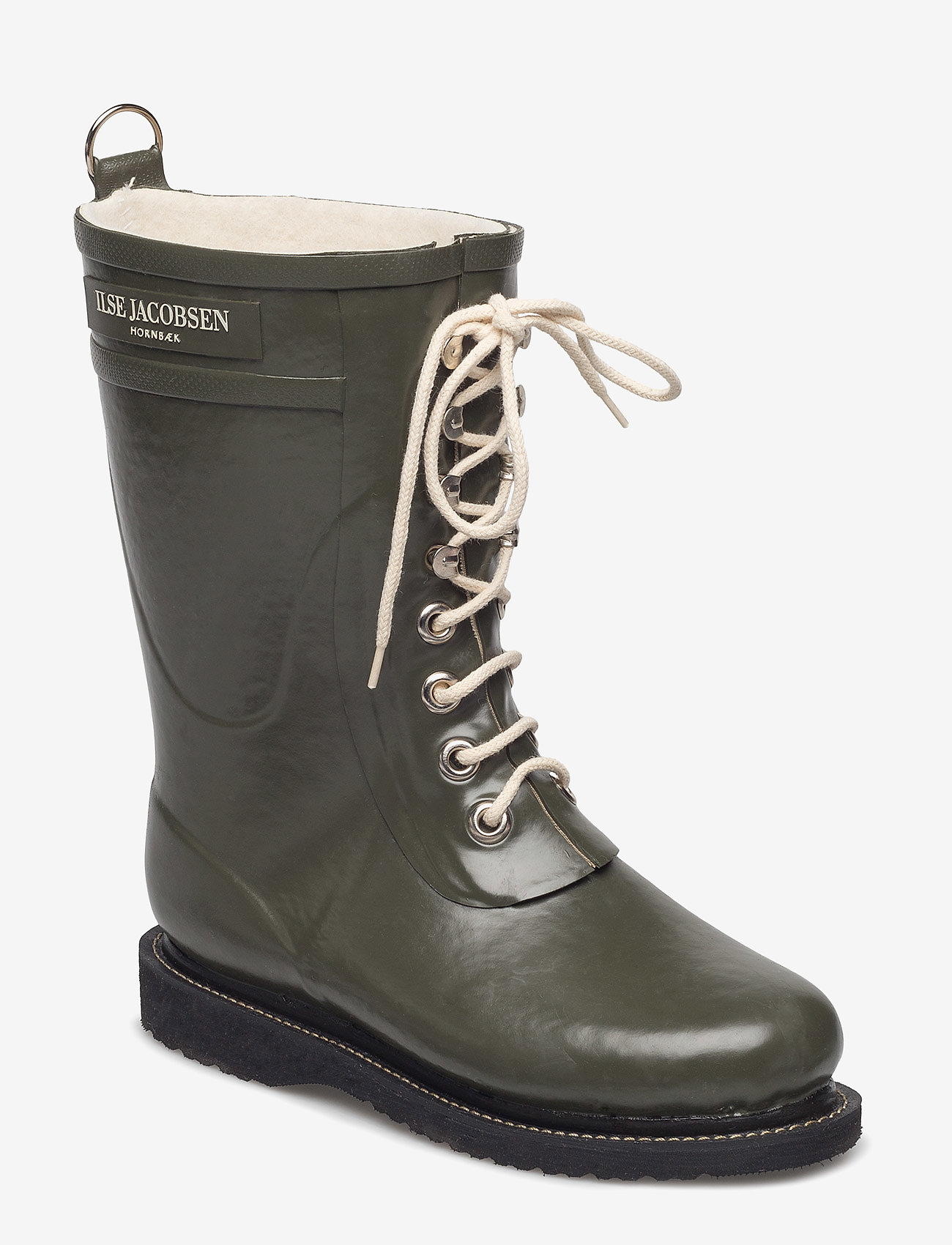 Ilse Jacobsen - 3/4 Rubber Boots - kozaki i botki - army - 0