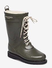 Ilse Jacobsen - 3/4 Rubber Boots - regnstøvler - army - 0