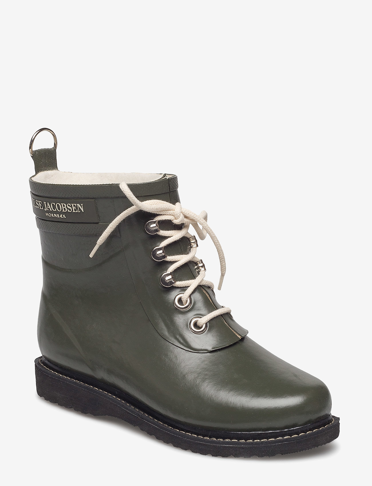Ilse Jacobsen - Short Rubber Boots - regnstøvler - army - 0