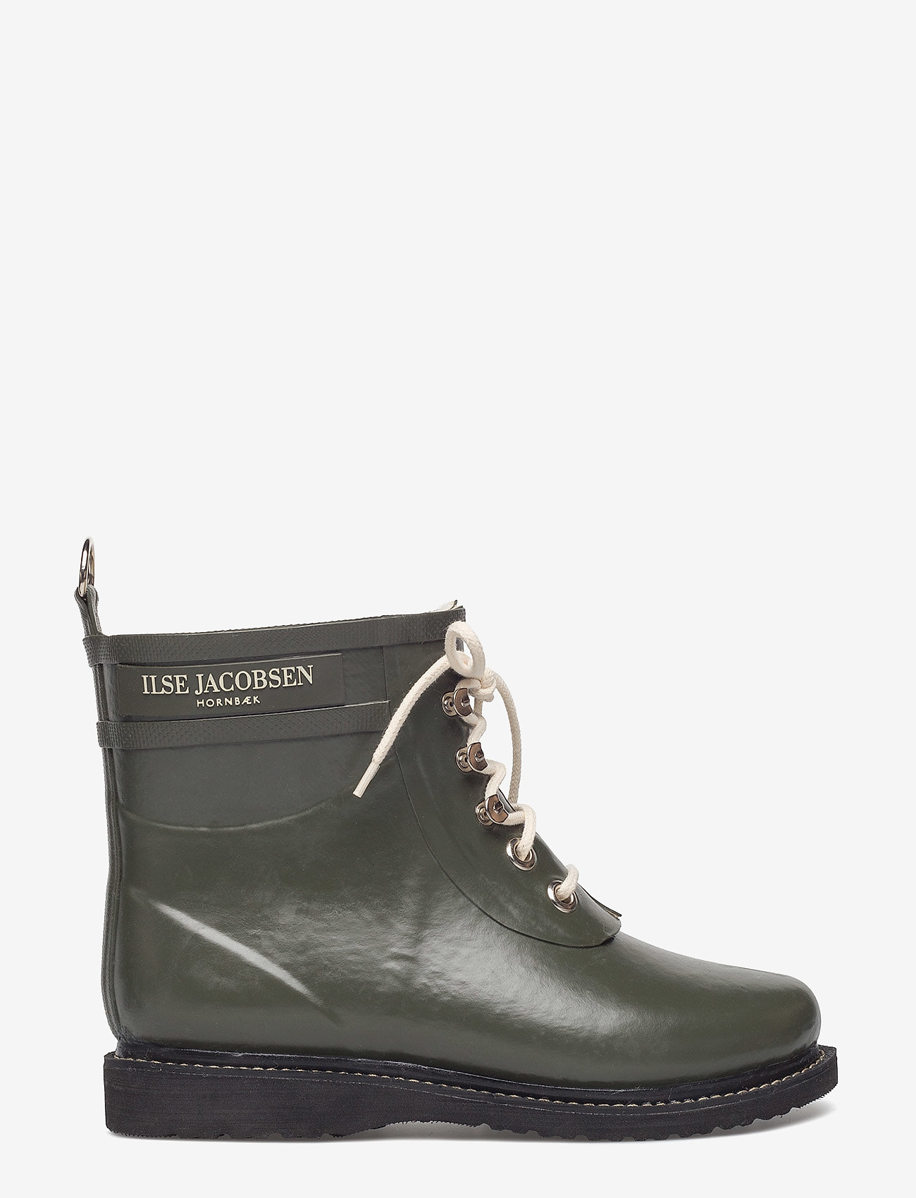 Ilse Jacobsen - Short Rubber Boots - basics - army - 1