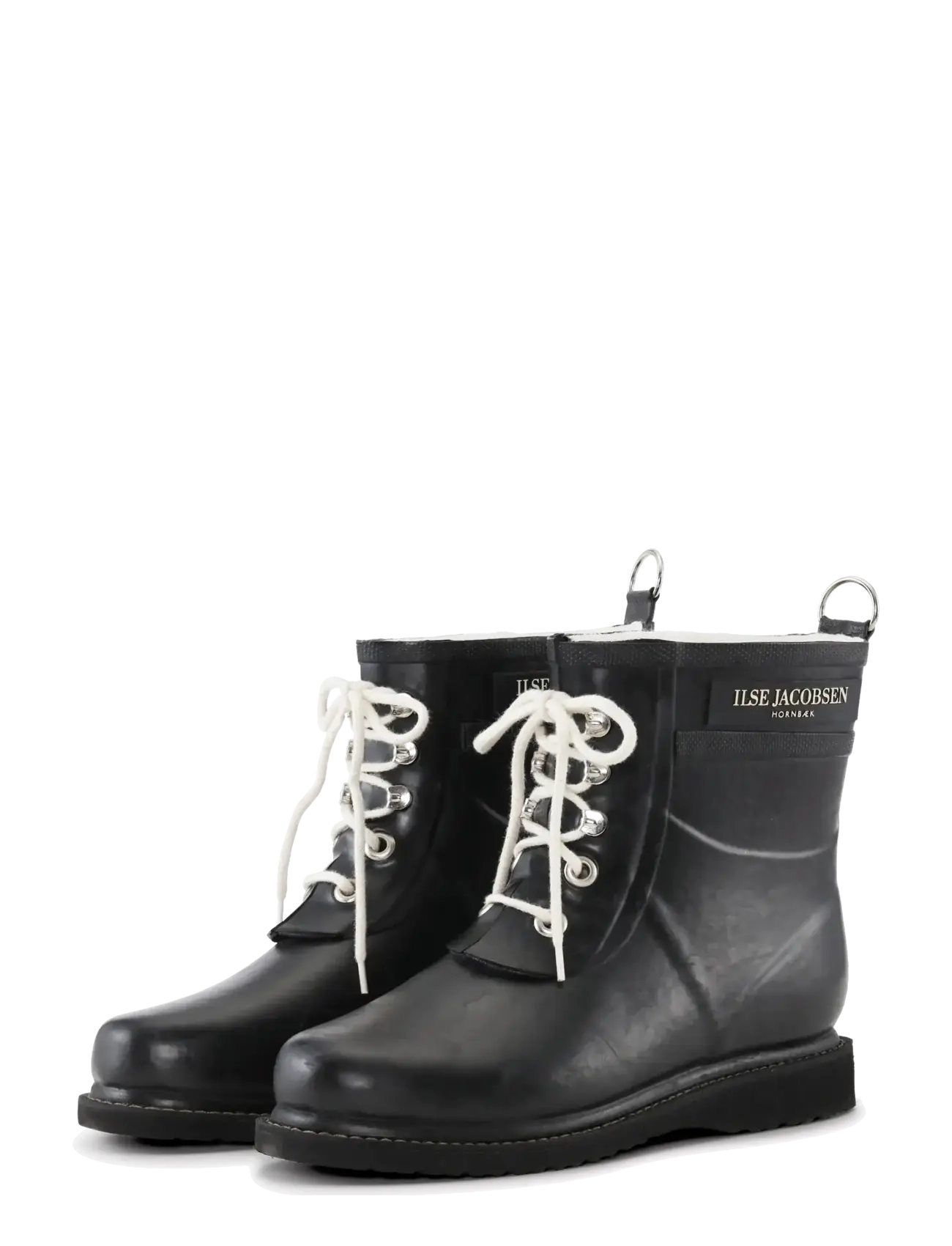 Ilse Jacobsen Short Rubber Boots - Gummistøvler - BLACK / black