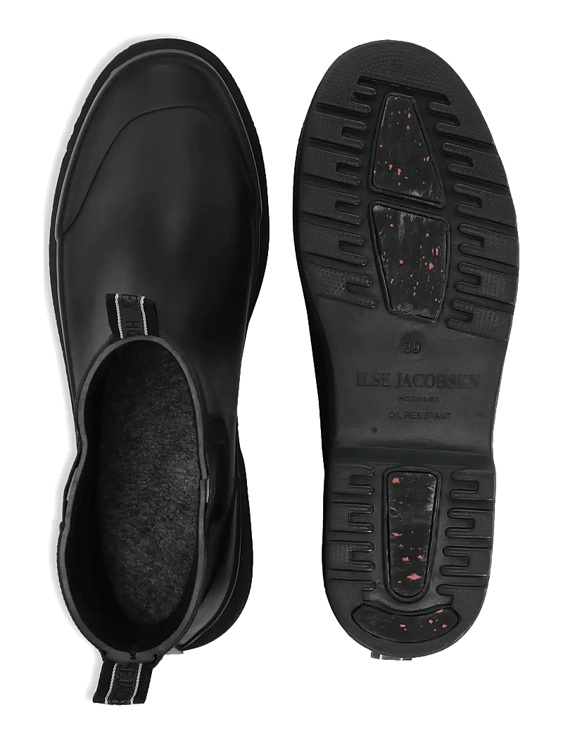 Ilse Jacobsen - Short Rubber Boots - hverdags stil - black - 4