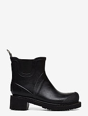 Ilse Jacobsen - Short Rubber Boots With High Heel. - flade ankelstøvler - black - 1