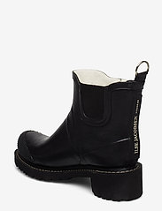 Ilse Jacobsen - Short Rubber Boots With High Heel. - tasapohjaiset nilkkurit - black - 2