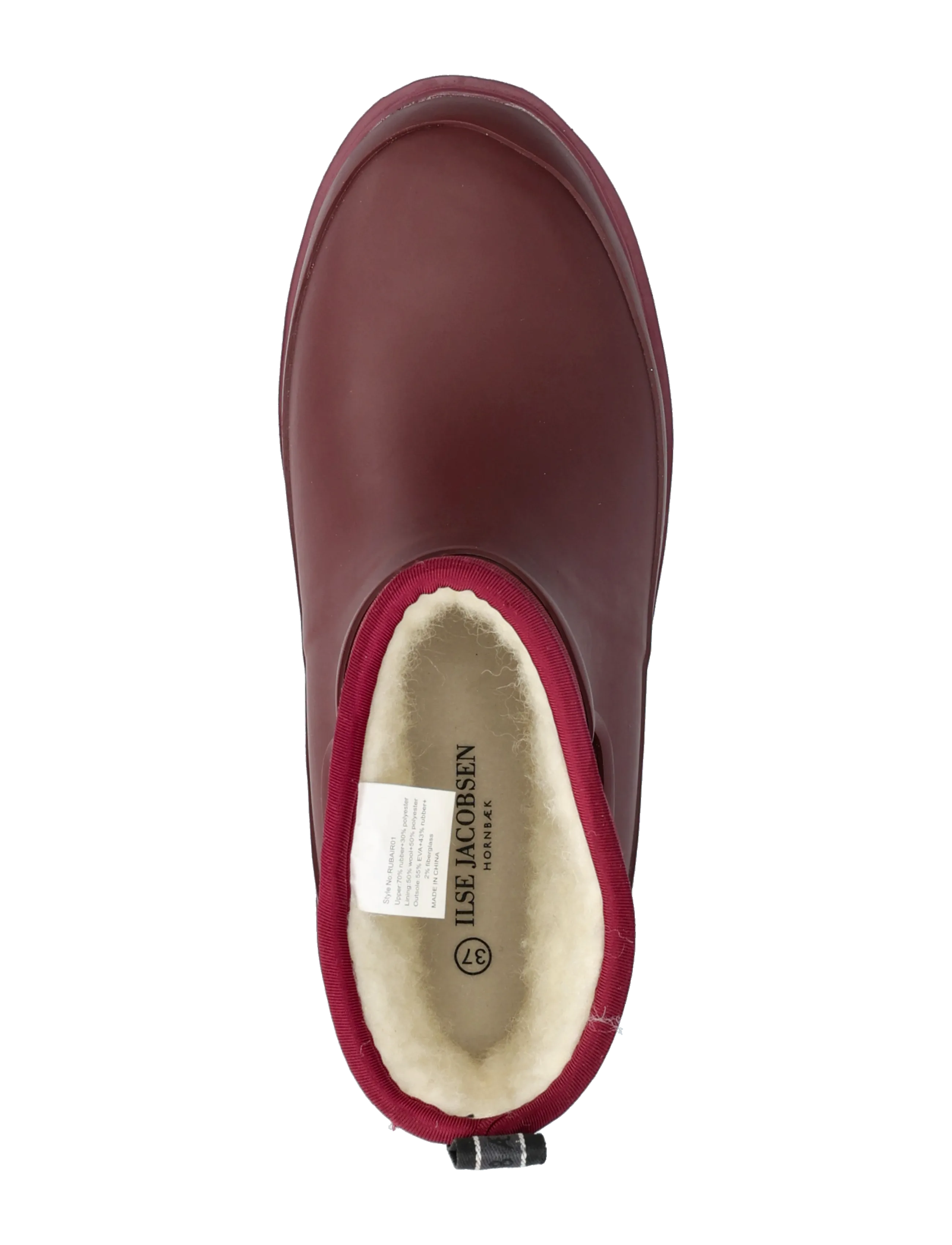 Ilse Jacobsen - RUBAIR01 - maroon banner - 3