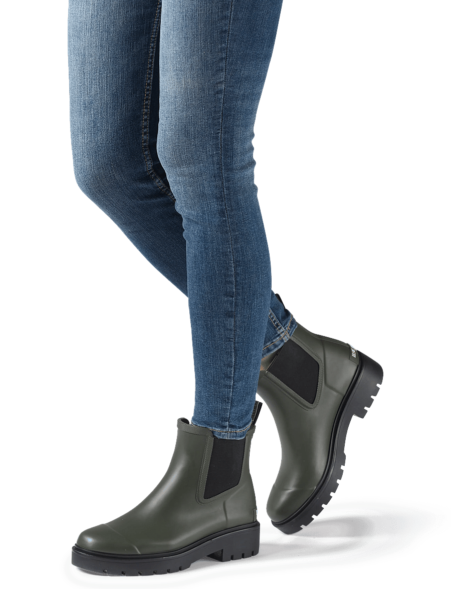 Ilse Jacobsen - RUBSTEP02 - chelsea boots - army black - 0