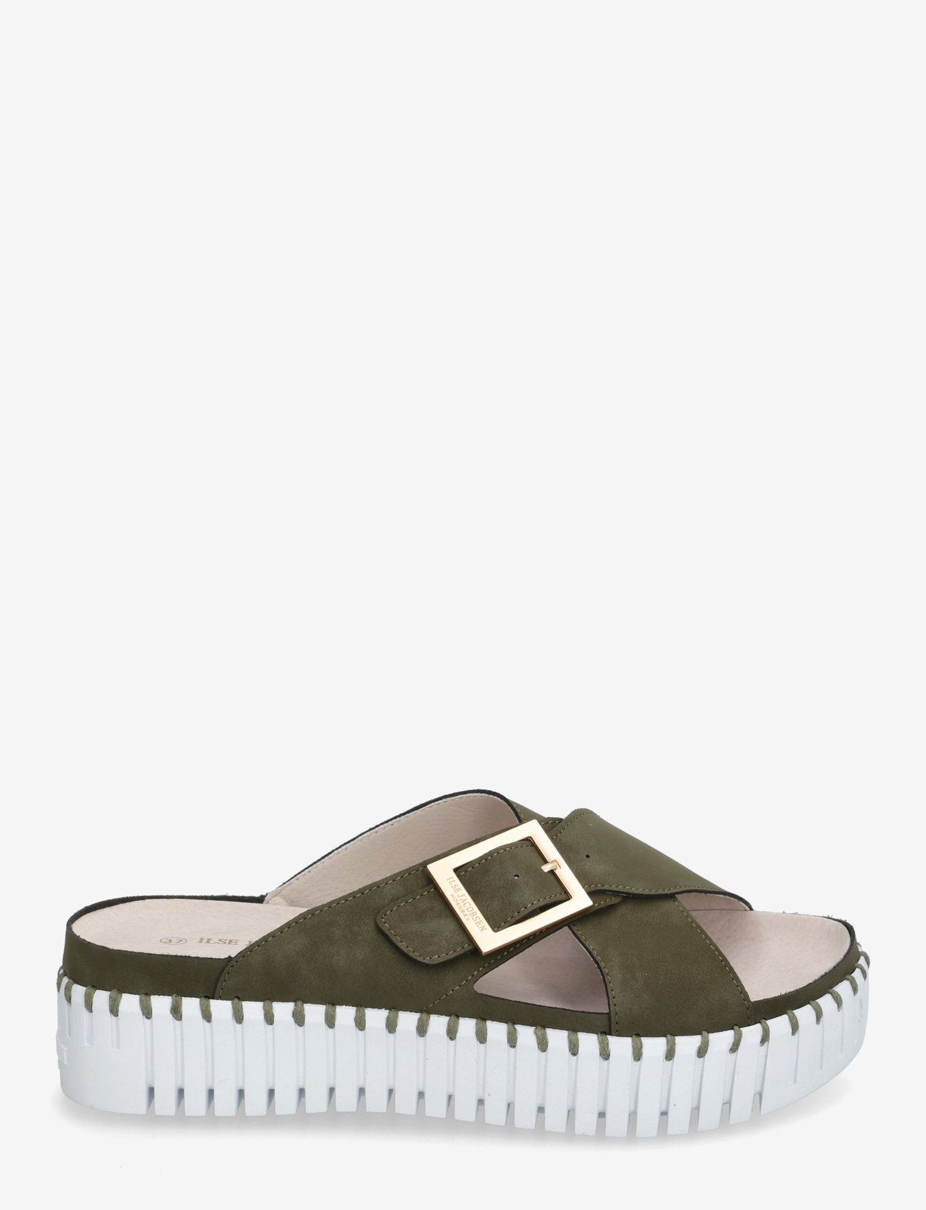 Ilse Jacobsen - Tulip Criss Cross - sandales uz platformas - army white - 1