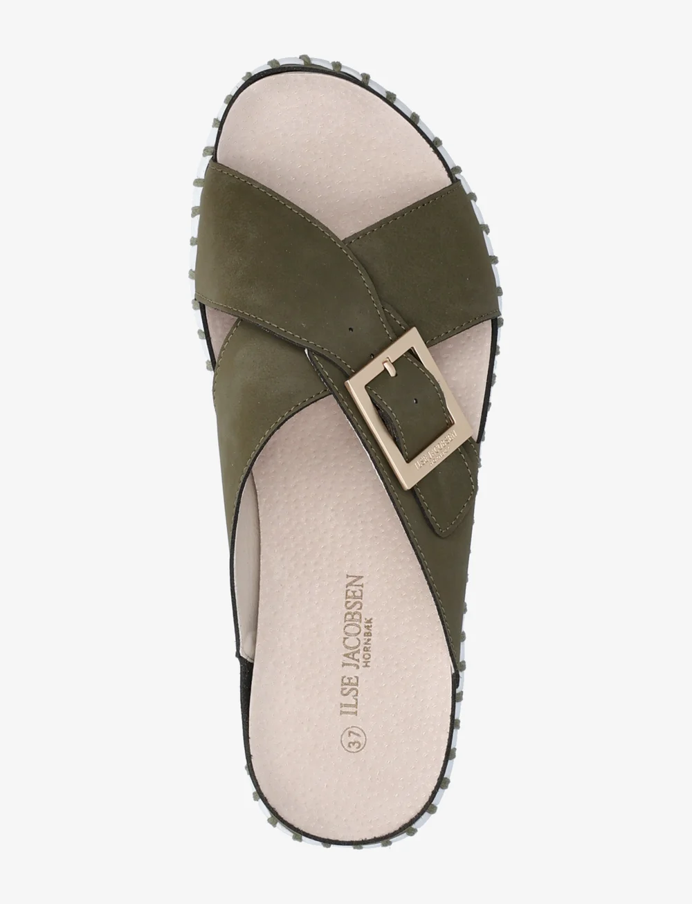Ilse Jacobsen - Tulip Criss Cross - sandales uz platformas - army white - 3