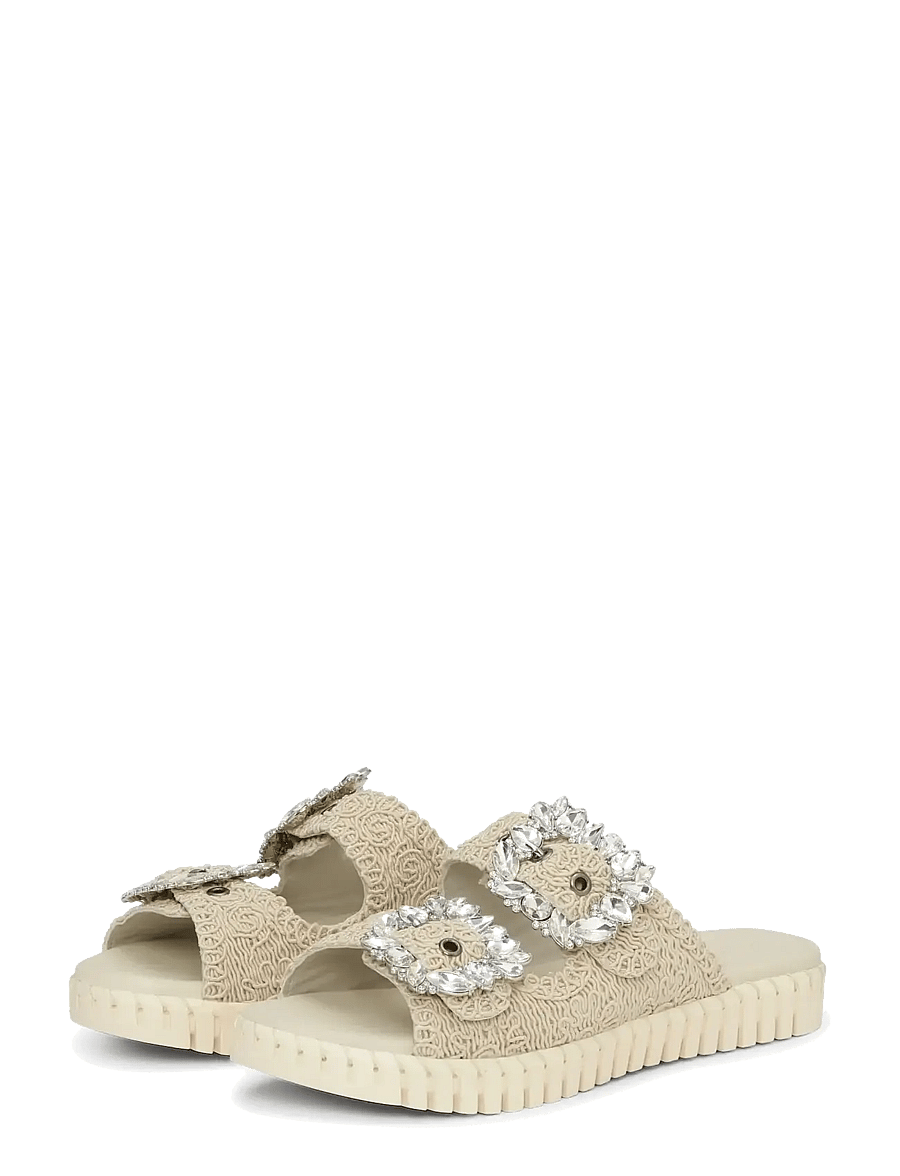 Ilse Jacobsen - Tulip Sandal - madalad sandaalid - kit pearled ivory - 1
