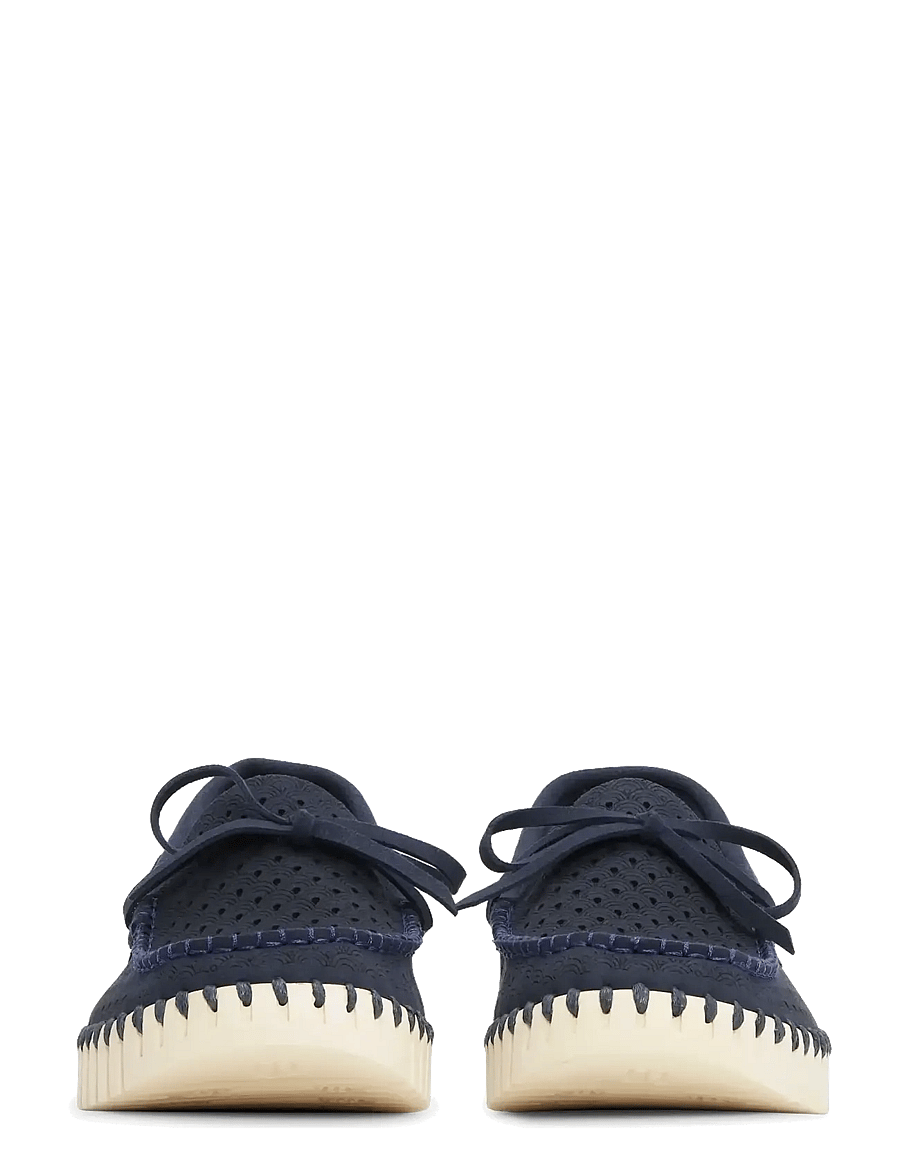 Ilse Jacobsen - Tulip Sailor Shoe - boat shoes - dark indigo pearled ivory - 4
