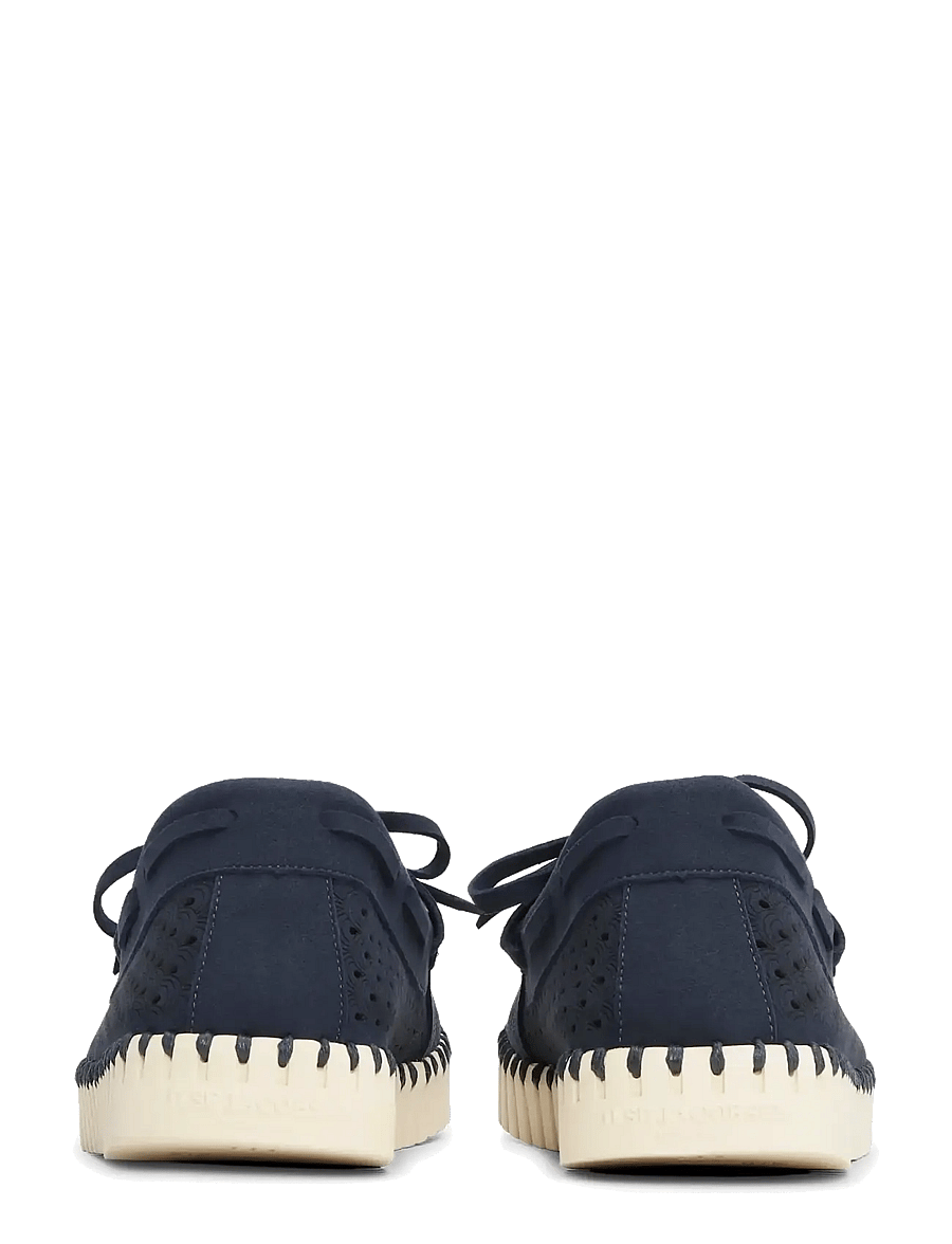 Ilse Jacobsen - Tulip Sailor Shoe - boat shoes - dark indigo pearled ivory - 5
