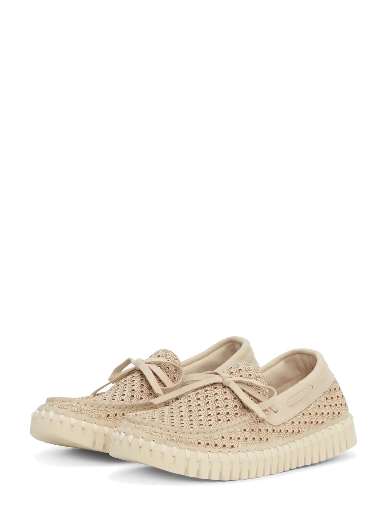Ilse Jacobsen Tulip Sailor Shoe - Shoes - KIT PEARLED IVORY / beige