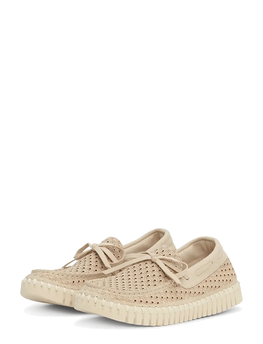 Ilse Jacobsen - TULIP3074 - buty na łódź - kit pearled ivory - 1
