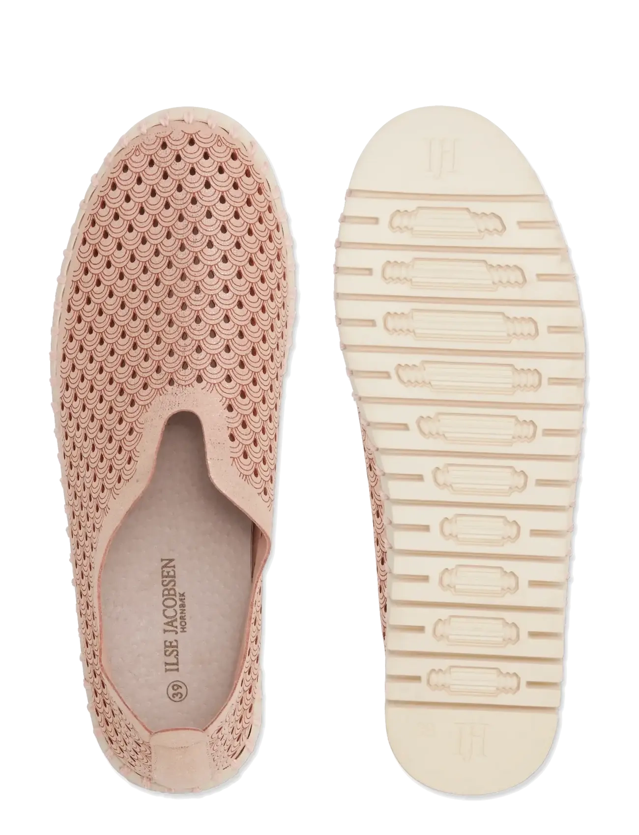 Ilse Jacobsen - TULIP3223 - slip-on sneakers - adobe rose pearled ivory - 3