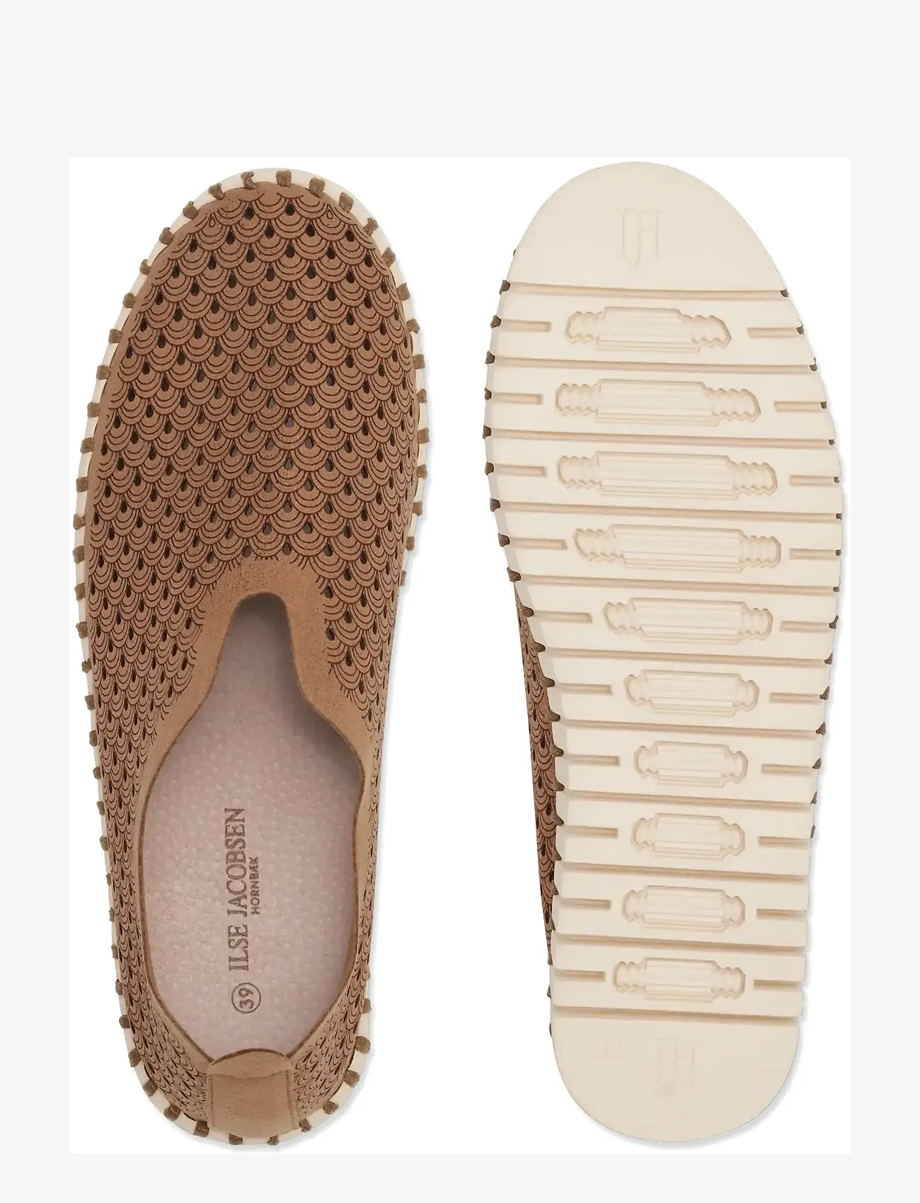 Ilse Jacobsen - TULIP3223 - slip-on sneakers - nougat pearled ivory - 4