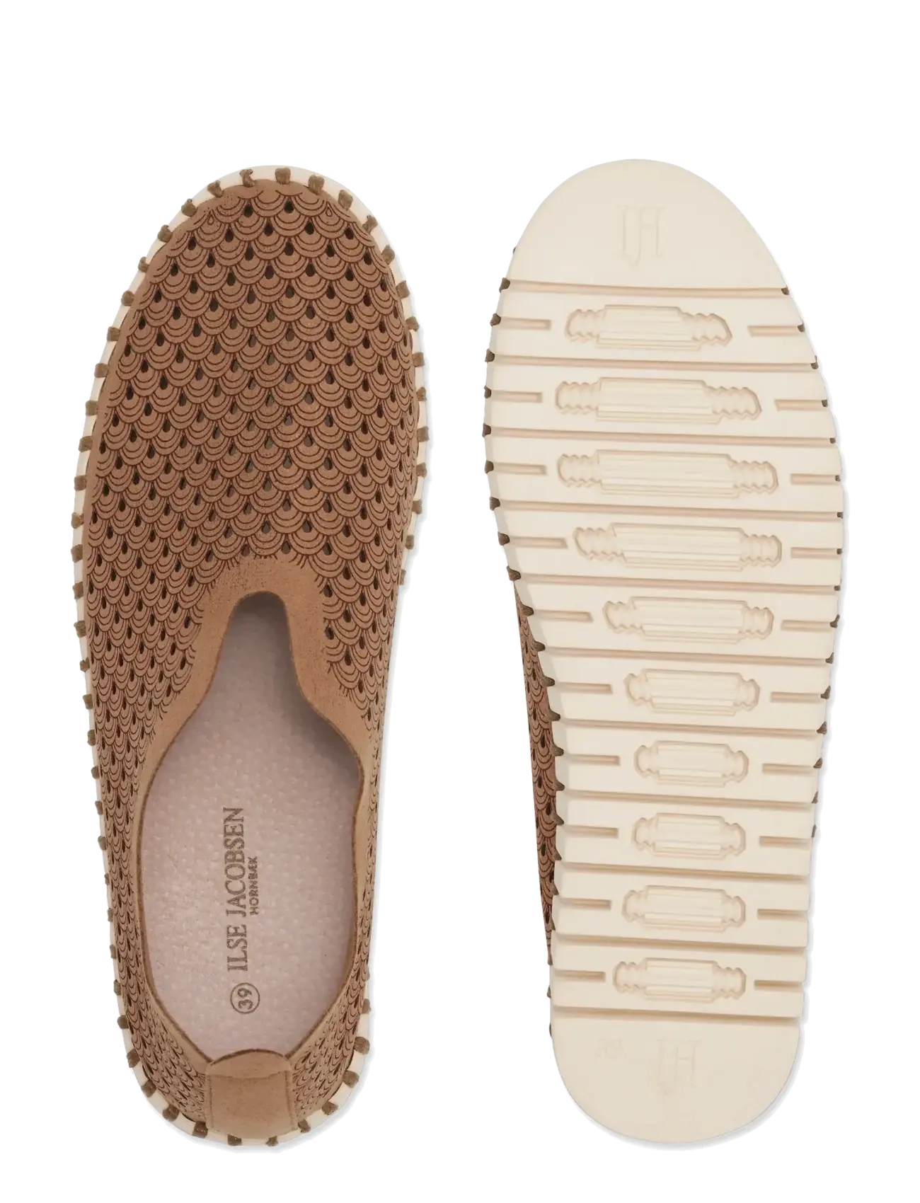 Ilse Jacobsen - TULIP3223 - slip-on sneakers - nougat pearled ivory - 4