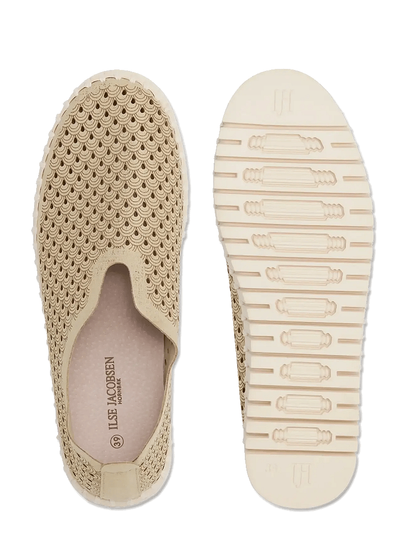 Ilse Jacobsen - TULIP3223 - slip-on sneakers - platin pearled ivory - 4