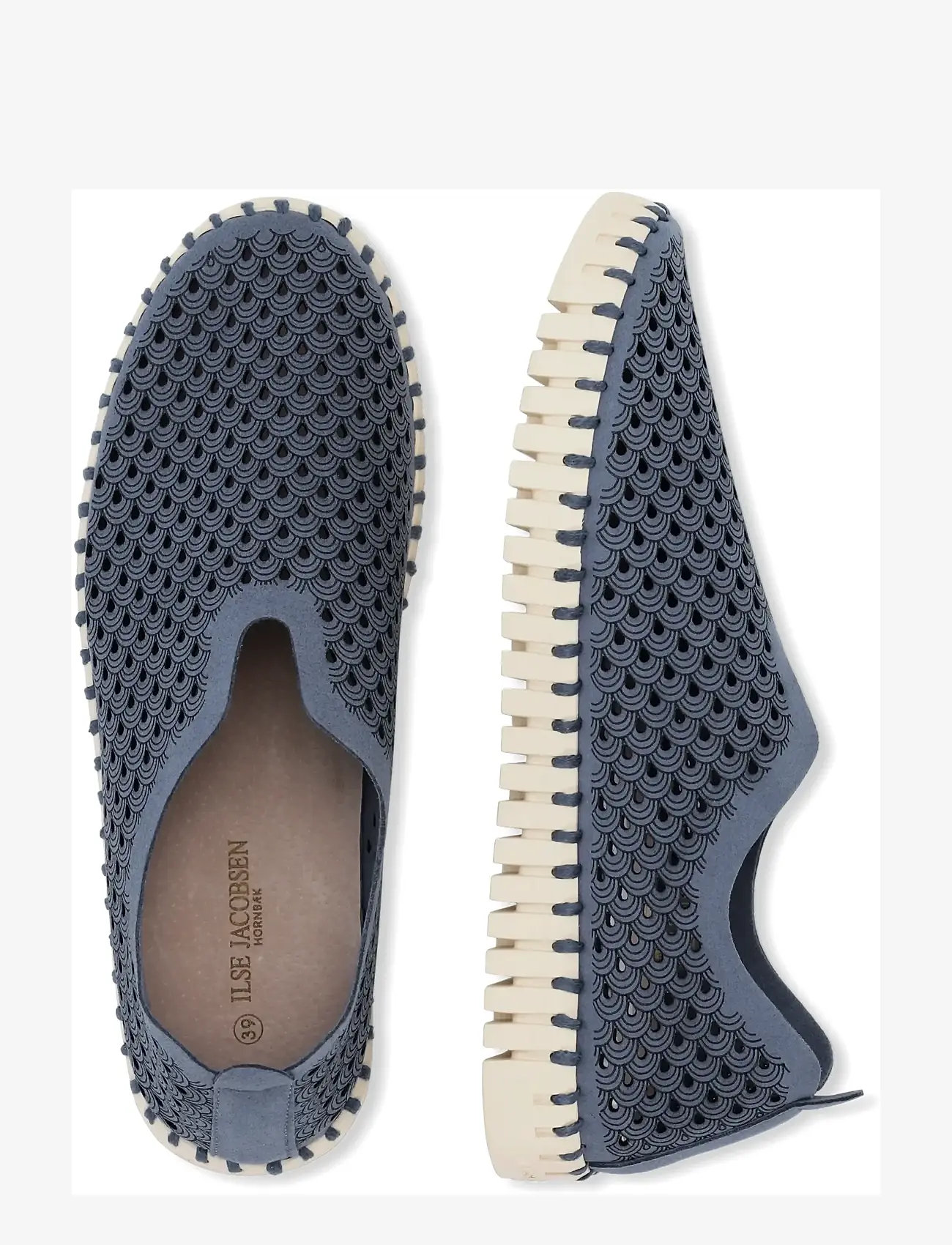 Ilse Jacobsen - Tulip Slip-In - slip-on sneakers - grey blue - 3