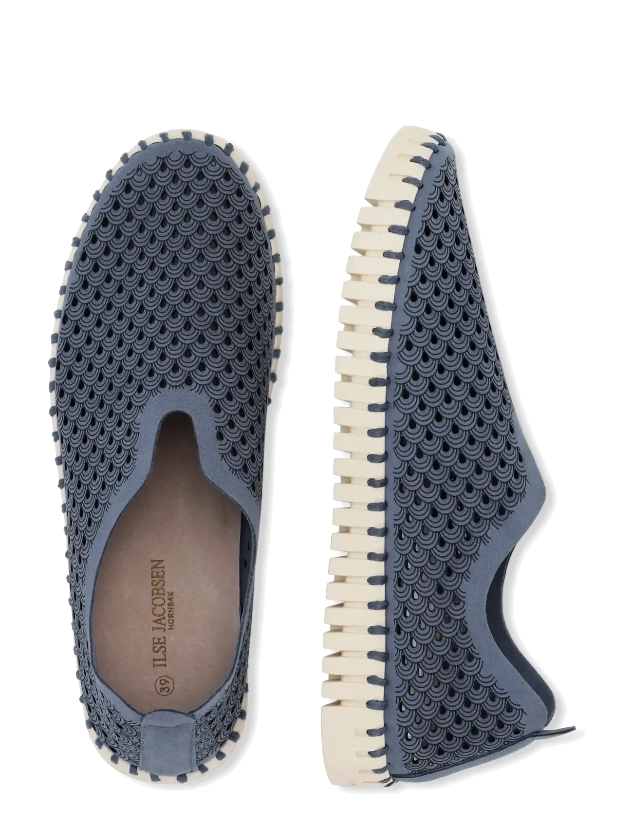Ilse Jacobsen - Flats - slip-on sneakers - grey blue - 3