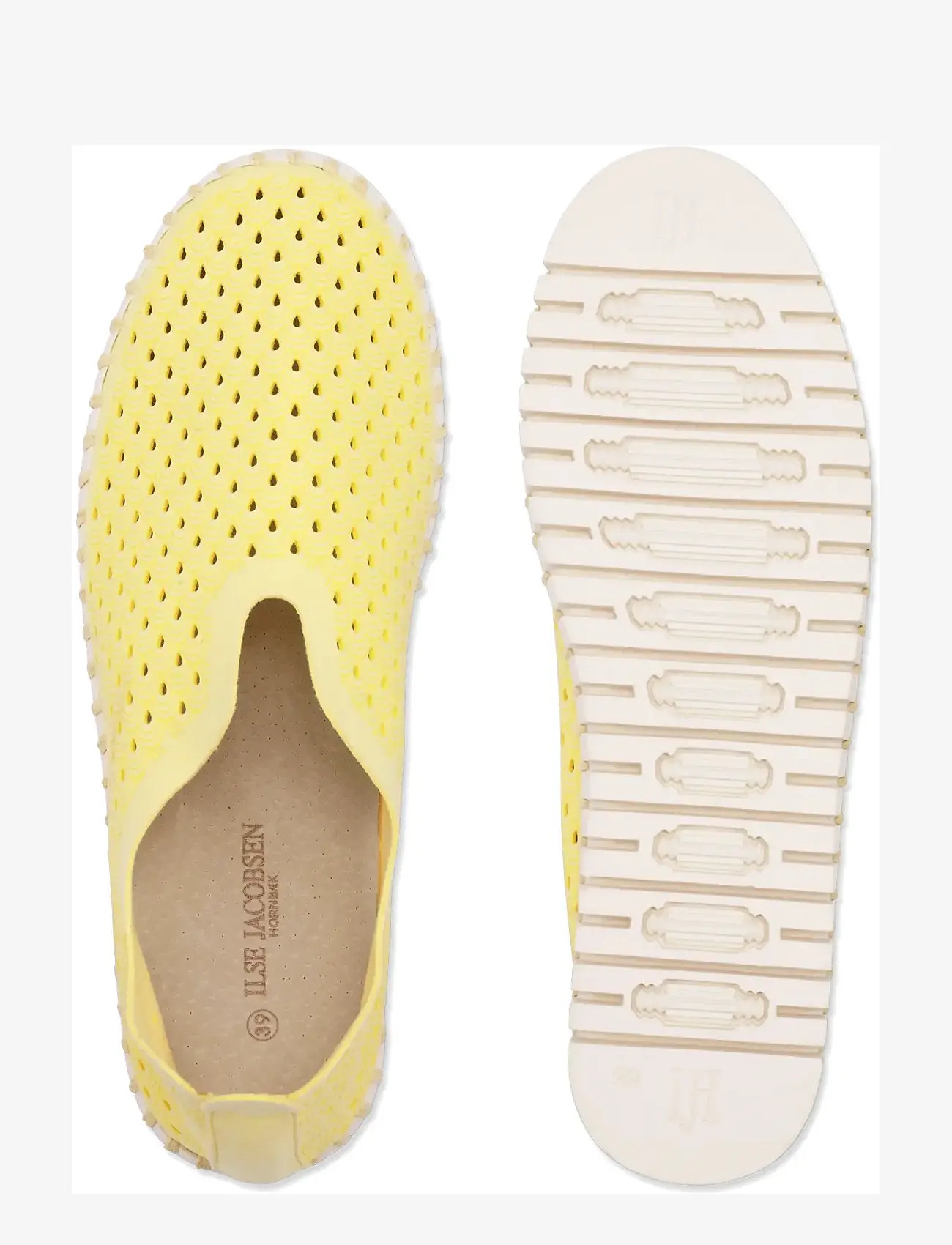 Ilse Jacobsen - Flats - slip-on tossud - lemon drop - 4