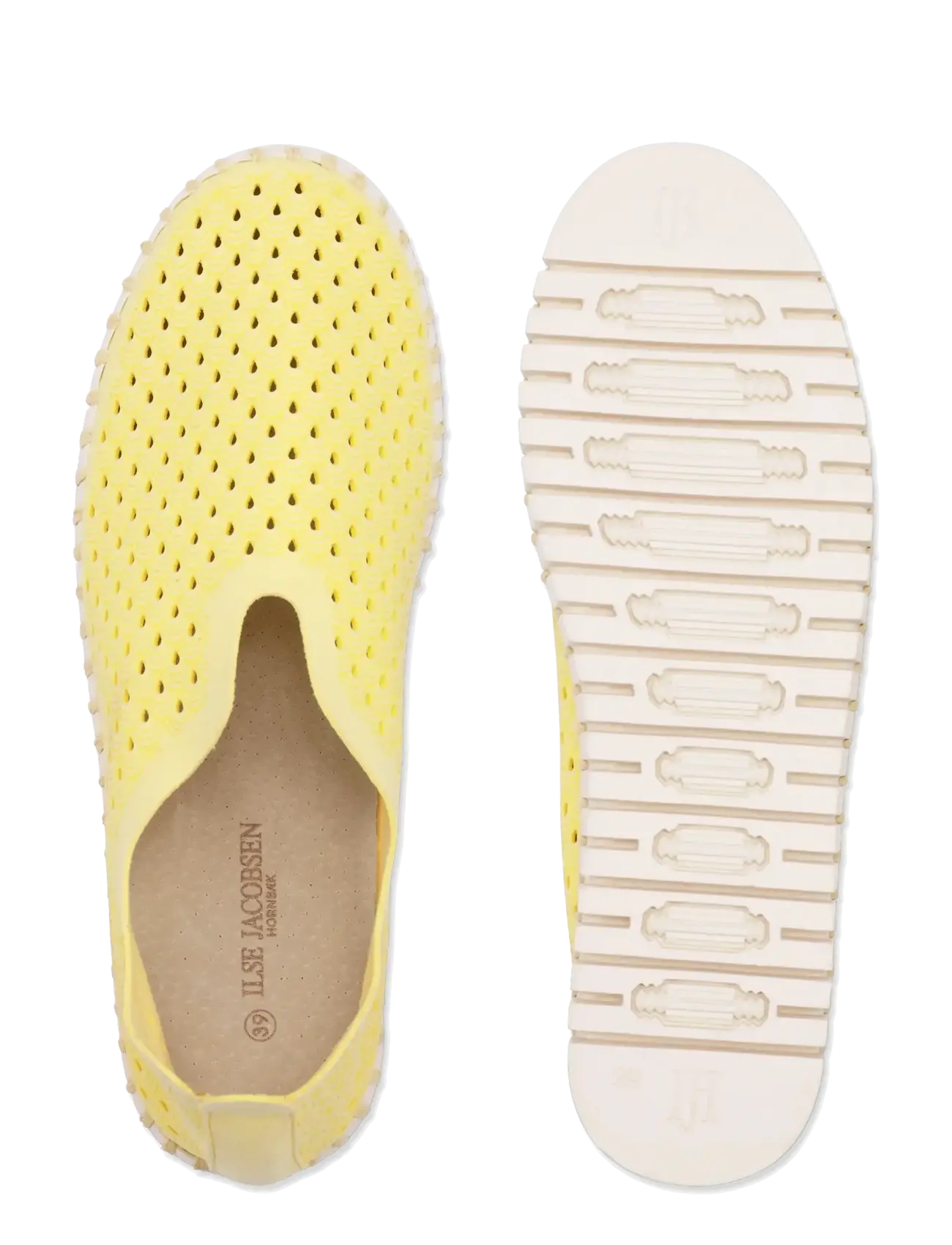 Ilse Jacobsen - Flats - slip-on tossud - lemon drop - 4