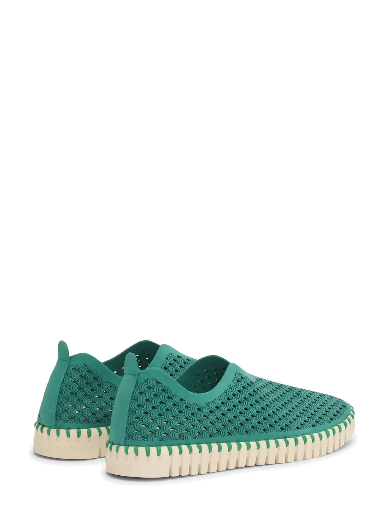 Ilse Jacobsen - Flats - slip-on tossud - spruce pearled ivory - 2