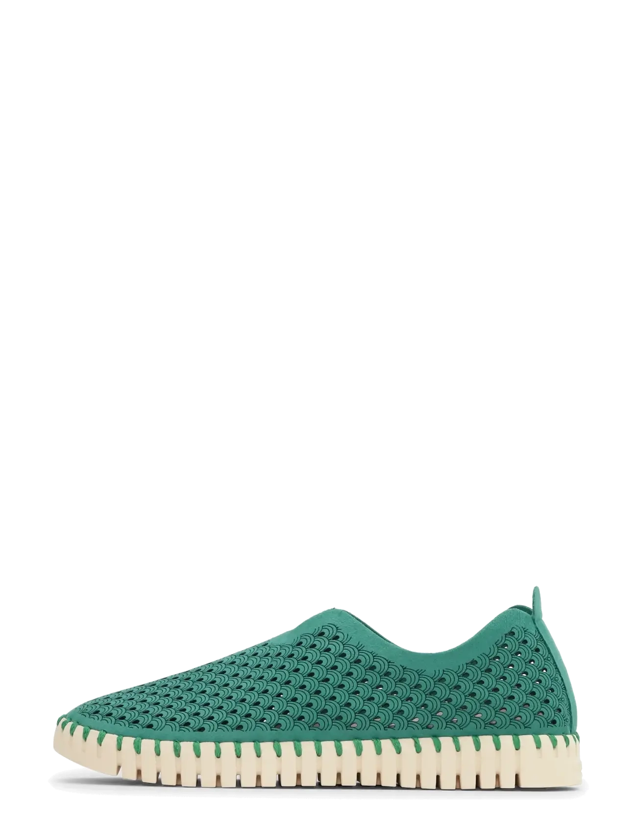 Ilse Jacobsen - Flats - slip-on tossud - spruce pearled ivory - 3