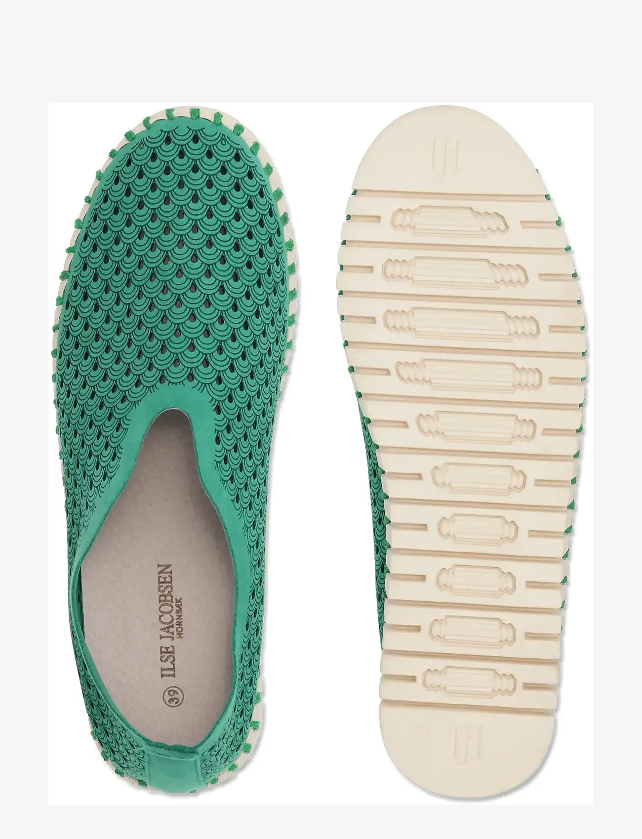 Ilse Jacobsen - TULIP3275 - slip-on sneakers - spruce pearled ivory - 4