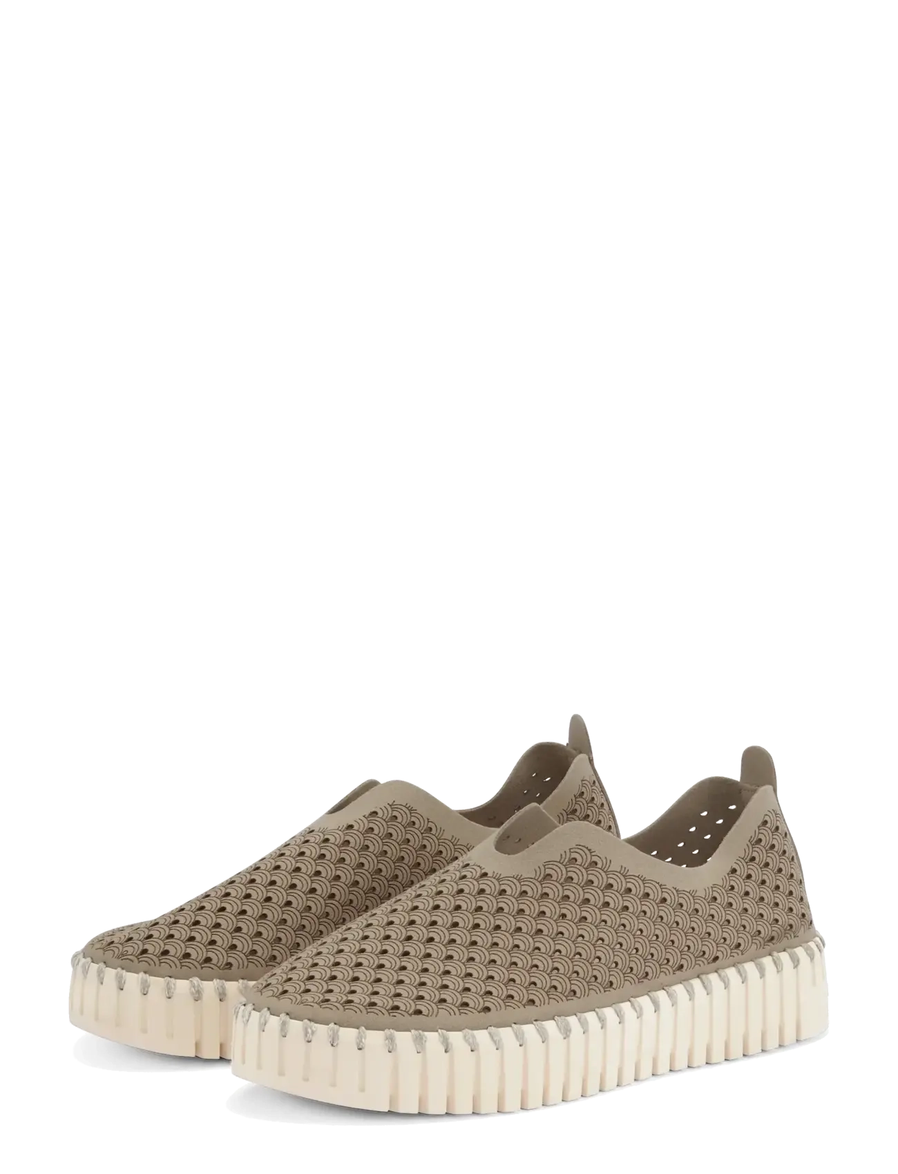 ILSE JACOBSEN Tulip Slip-In On Plateau Sole Khaki - 37 - Damen