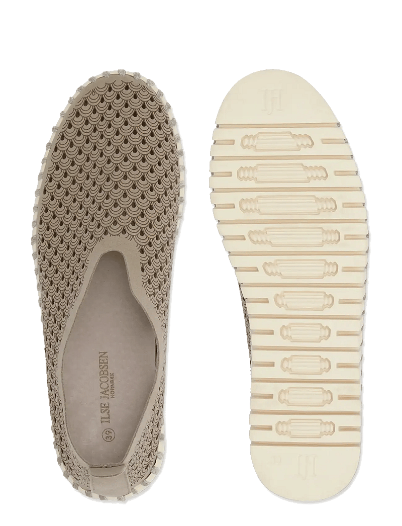 Ilse Jacobsen - Flats - slip-on tossud - coriander pearled ivory - 4