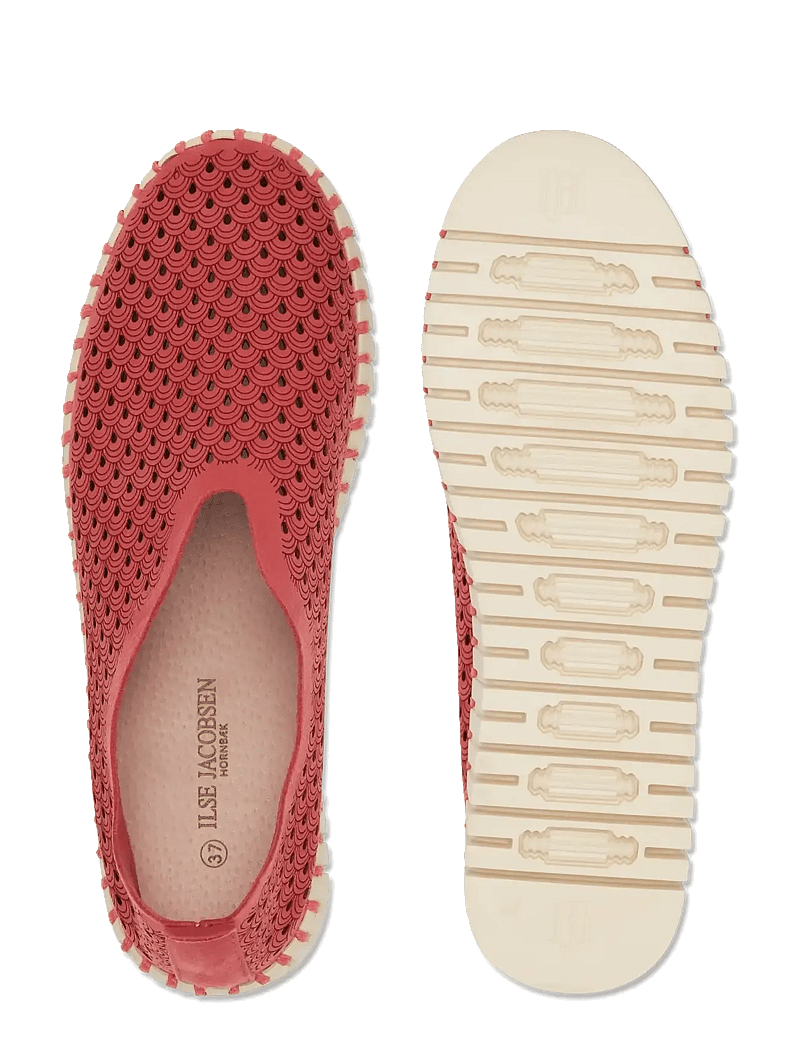 Ilse Jacobsen - Flats - slip-on tossud - baked apple pearled ivory - 4