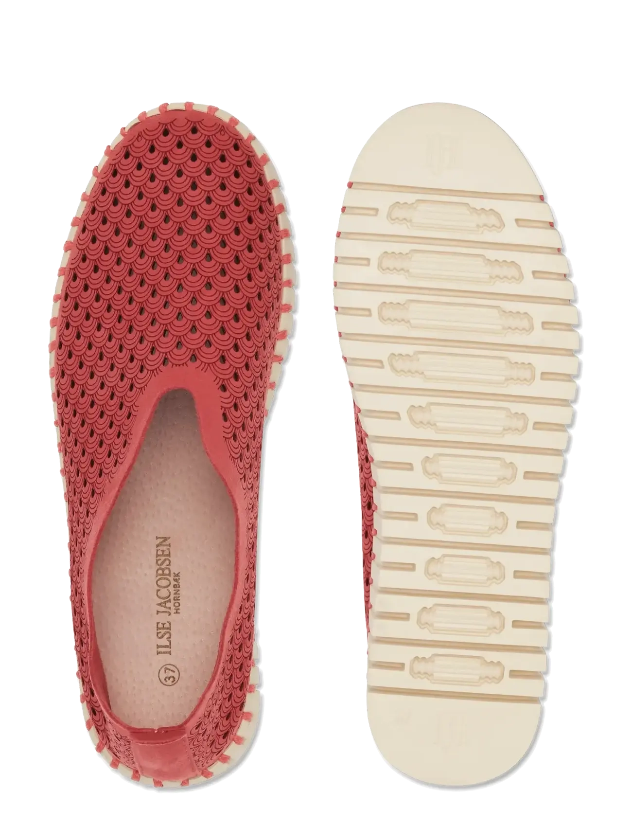 Ilse Jacobsen - Flats - ikdienas apavi bez šņorēm - baked apple pearled ivory - 4