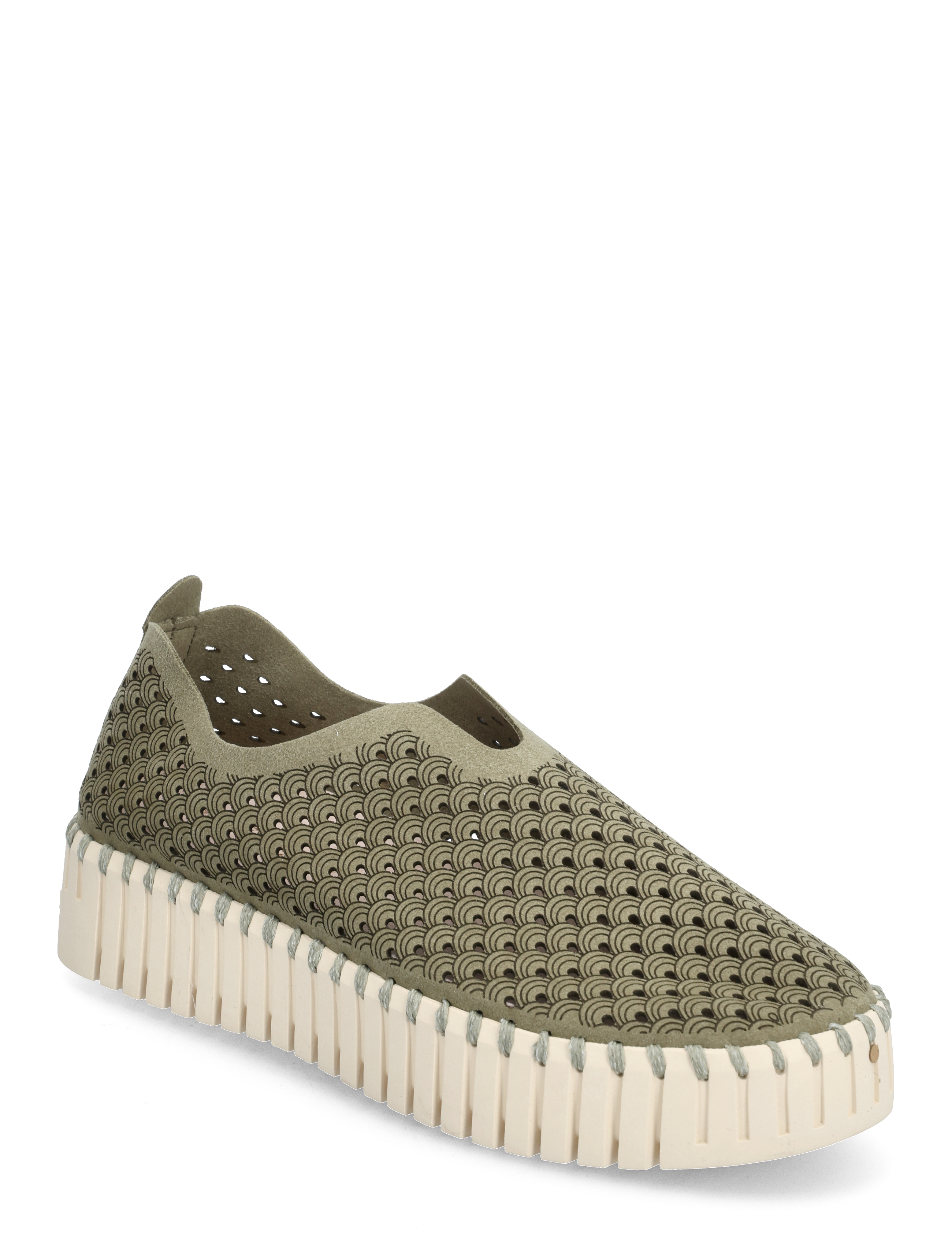Ilse Jacobsen Tulip Slip-In On Plateau Sole, 41, Sneakers, Grün - Slip Frauen