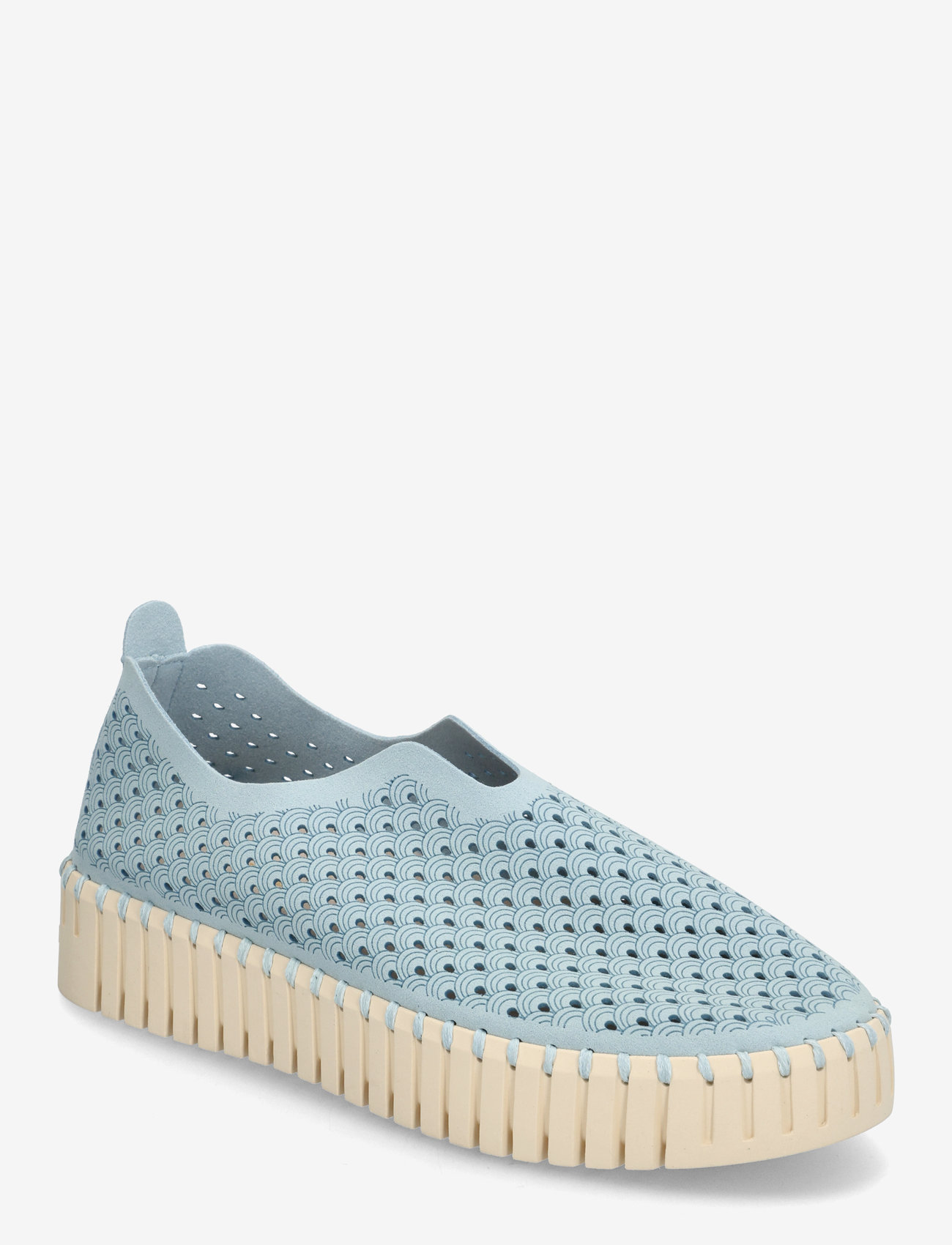 Ilse Jacobsen - Tulip Slip-In on Plateau Sole - slip-on sneakers - ash blue - 0
