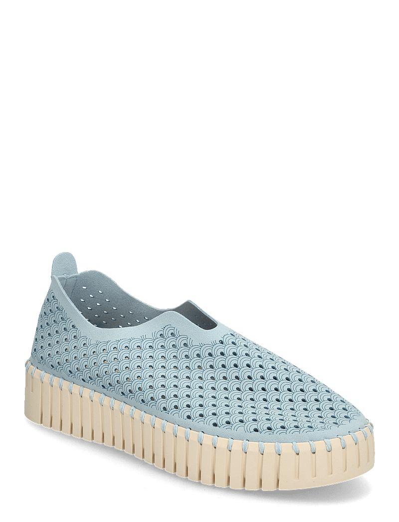 Ilse Jacobsen - Tulip Slip-In on Plateau Sole - slip-on sneakers - ash blue - 0