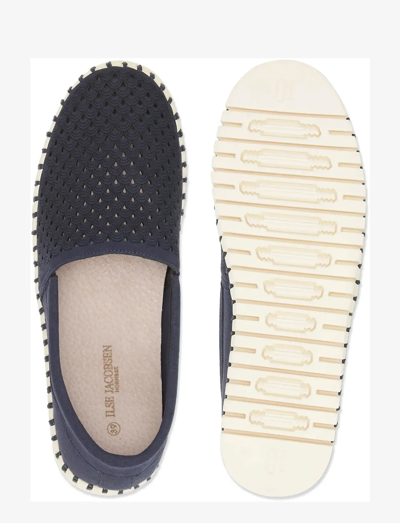 Ilse Jacobsen - TULIP3483 - espadrilles - dark indigo pearled ivory - 4