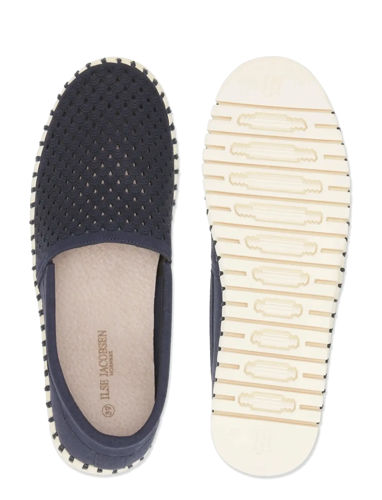 Ilse Jacobsen - TULIP3483 - espadrilles - dark indigo pearled ivory - 4