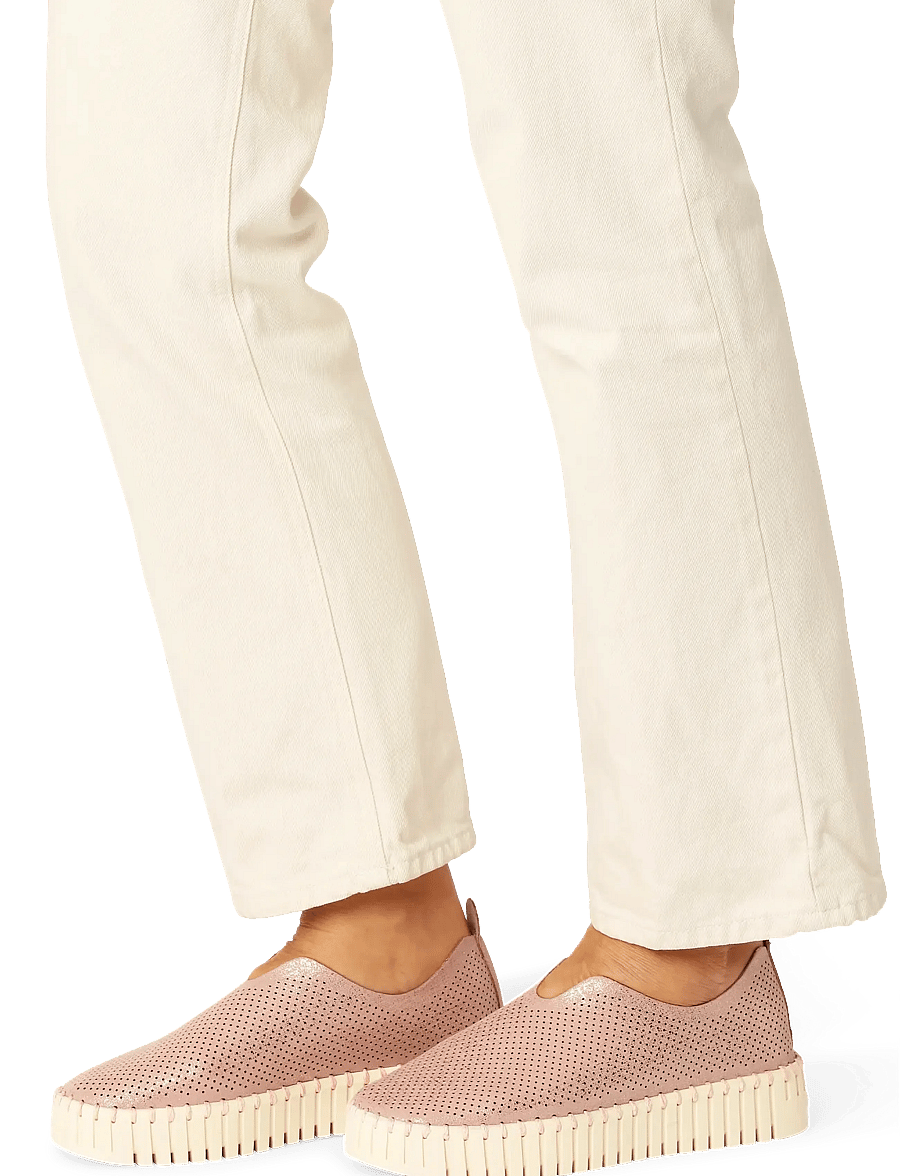 Ilse Jacobsen - TULIP3577 - slip-on sneaker - adobe rose pearled ivory - 0