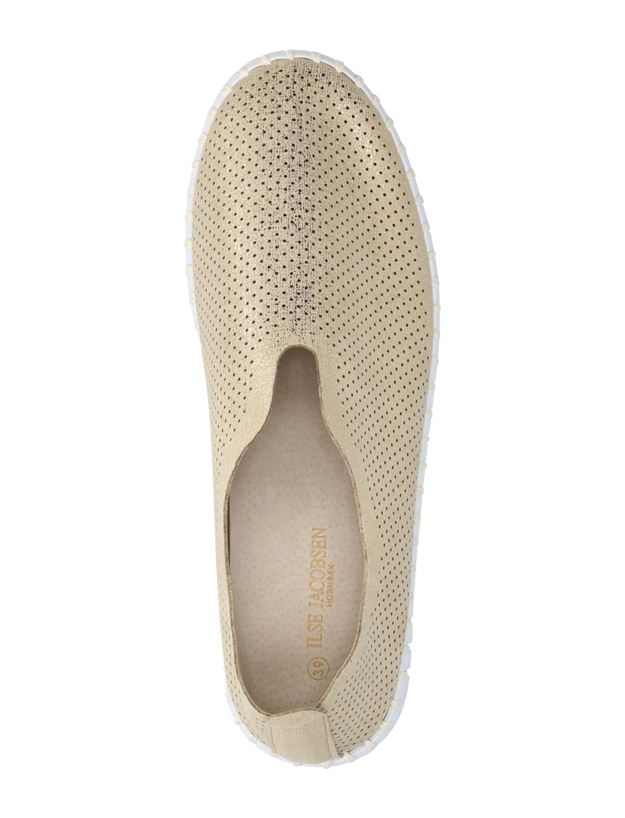 Ilse Jacobsen - TULIP3577 - baskets slip-on - platin white - 3