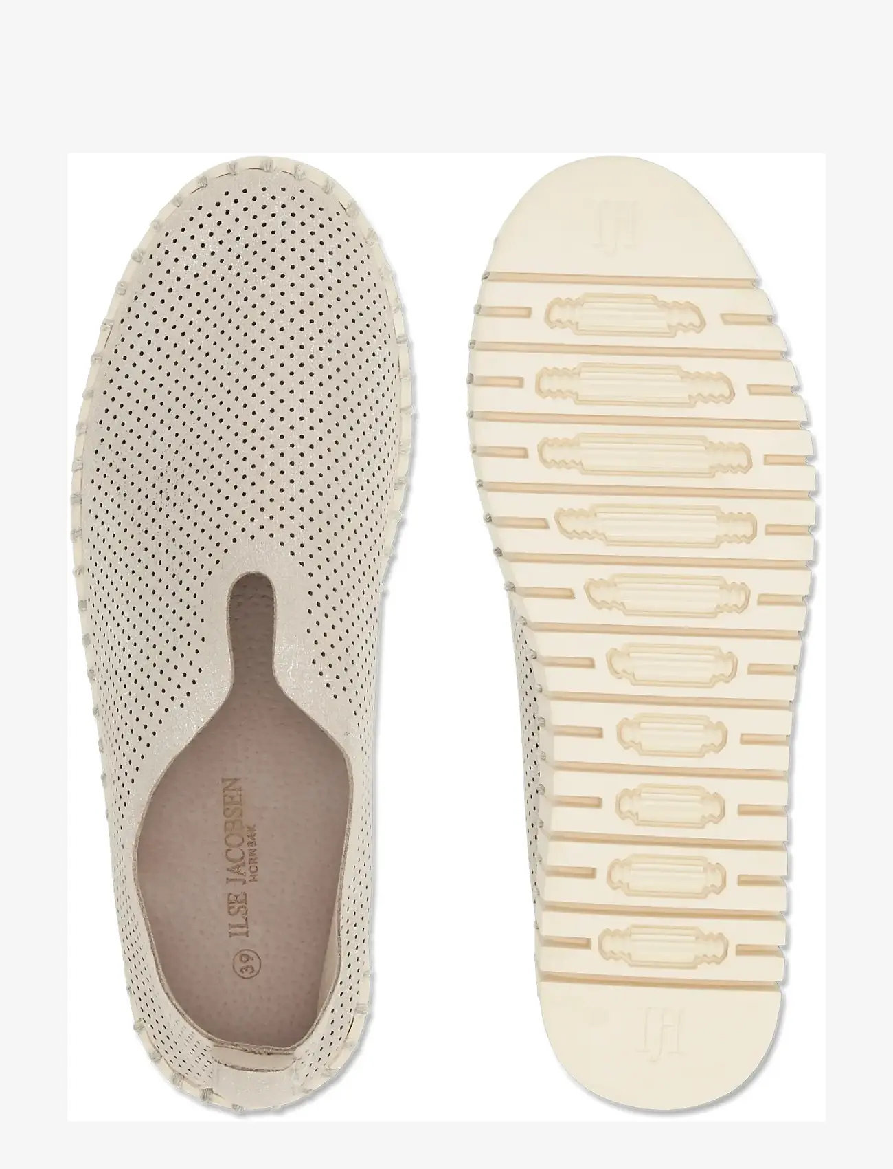 Ilse Jacobsen - TULIP3577 - slip-on sneakers - silver pearled ivory - 4