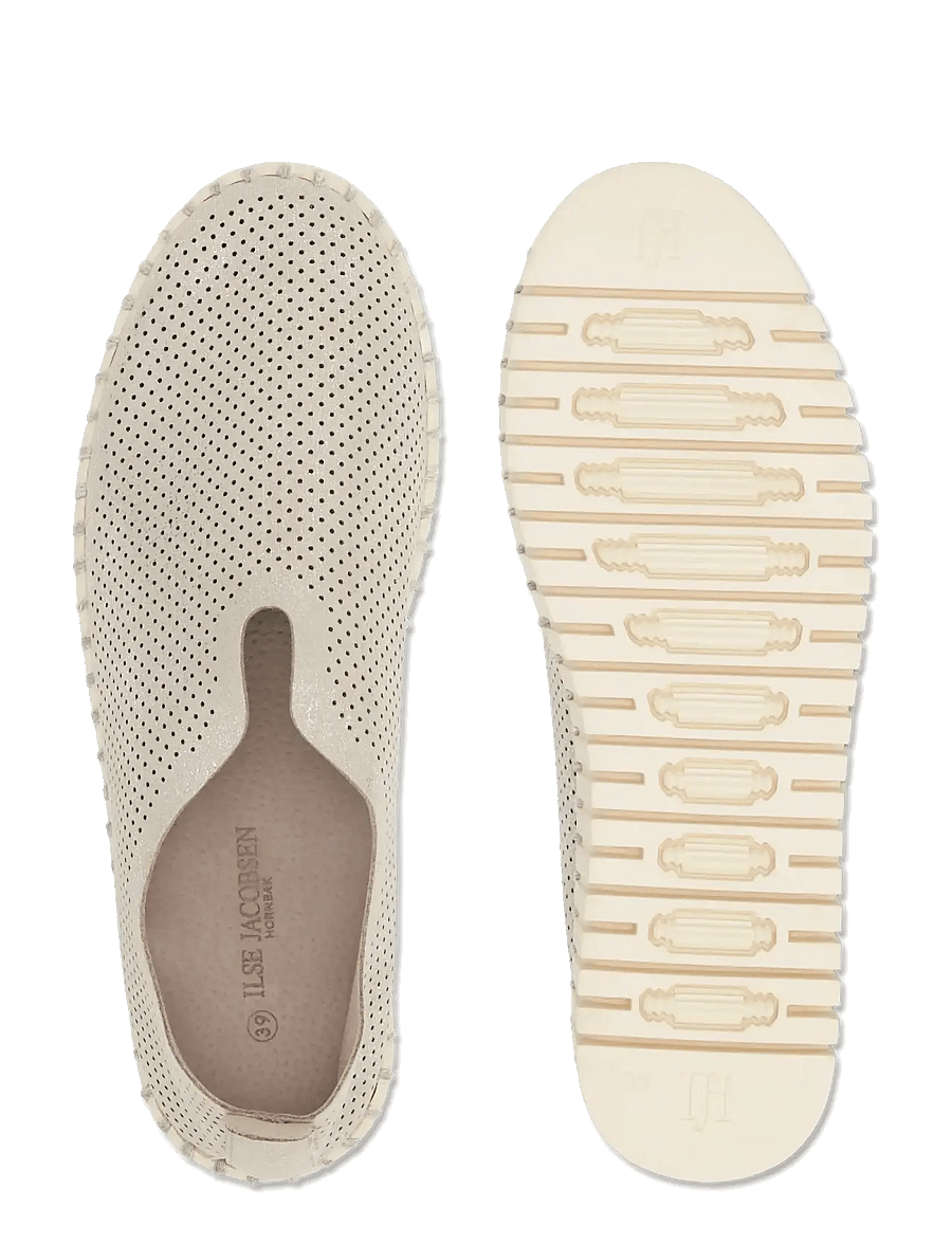 Ilse Jacobsen - TULIP3577 - slip-on sneakers - silver pearled ivory - 4