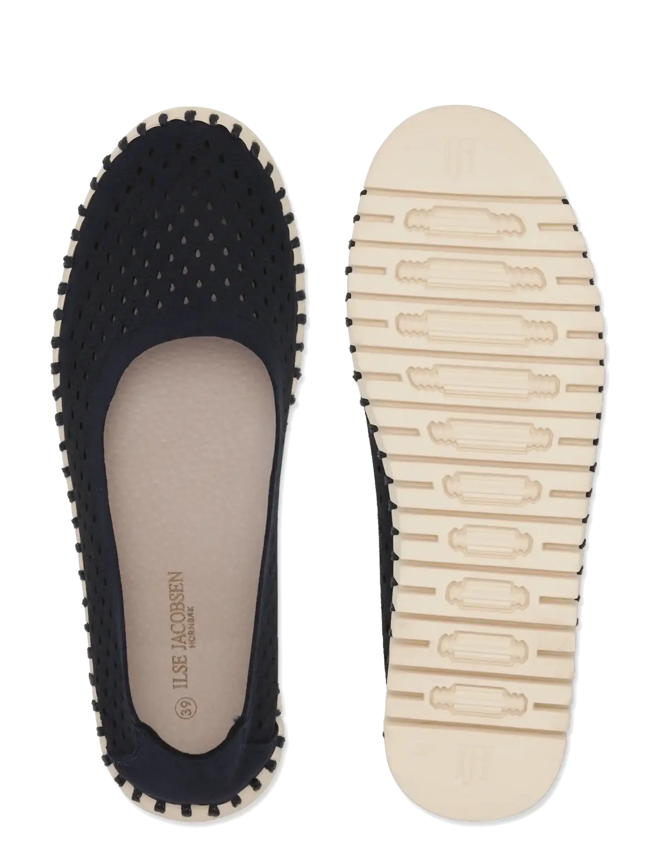 Ilse Jacobsen - TULIP3579 - laiviņkurpes - dark indigo pearled ivory - 4