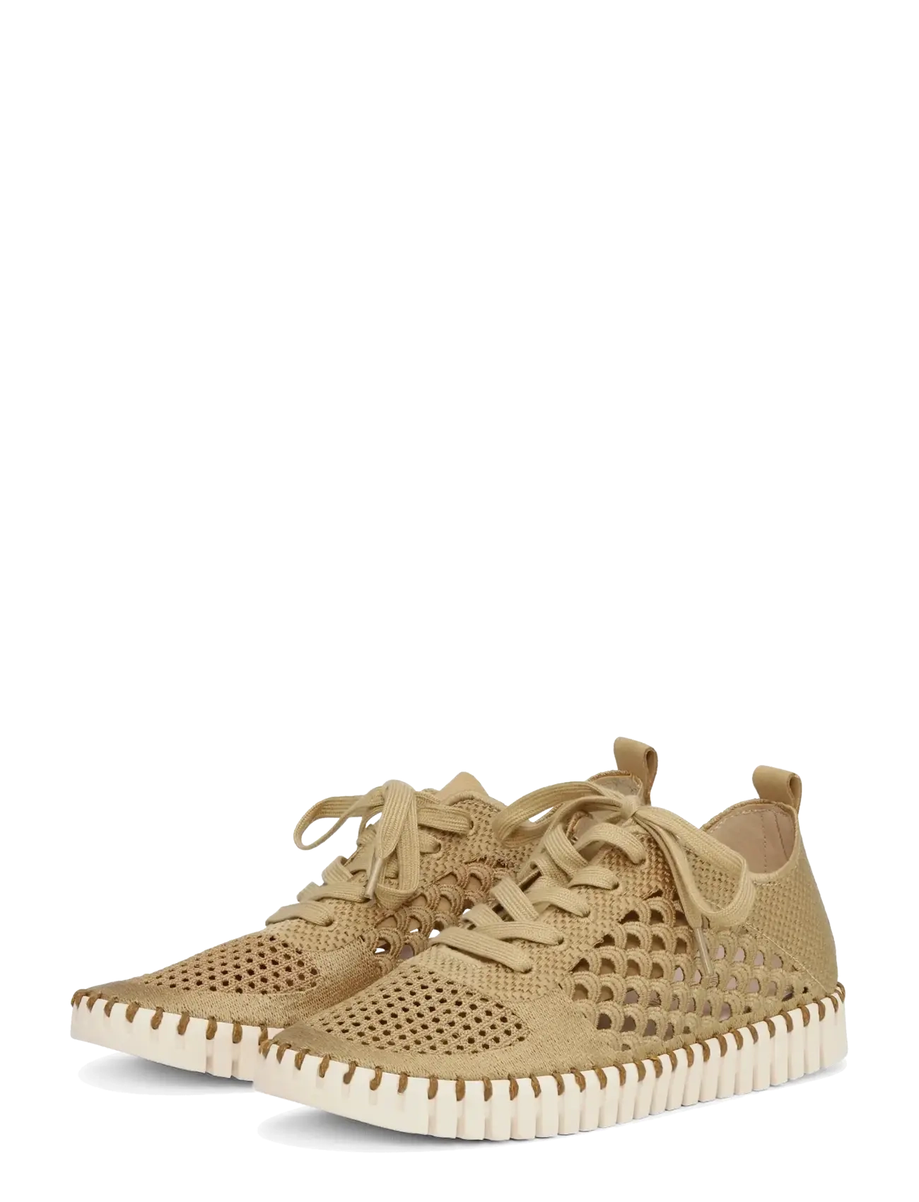 Ilse Jacobsen TULIP4275 - Snøresko - CASHEW PEARLED IVORY / beige